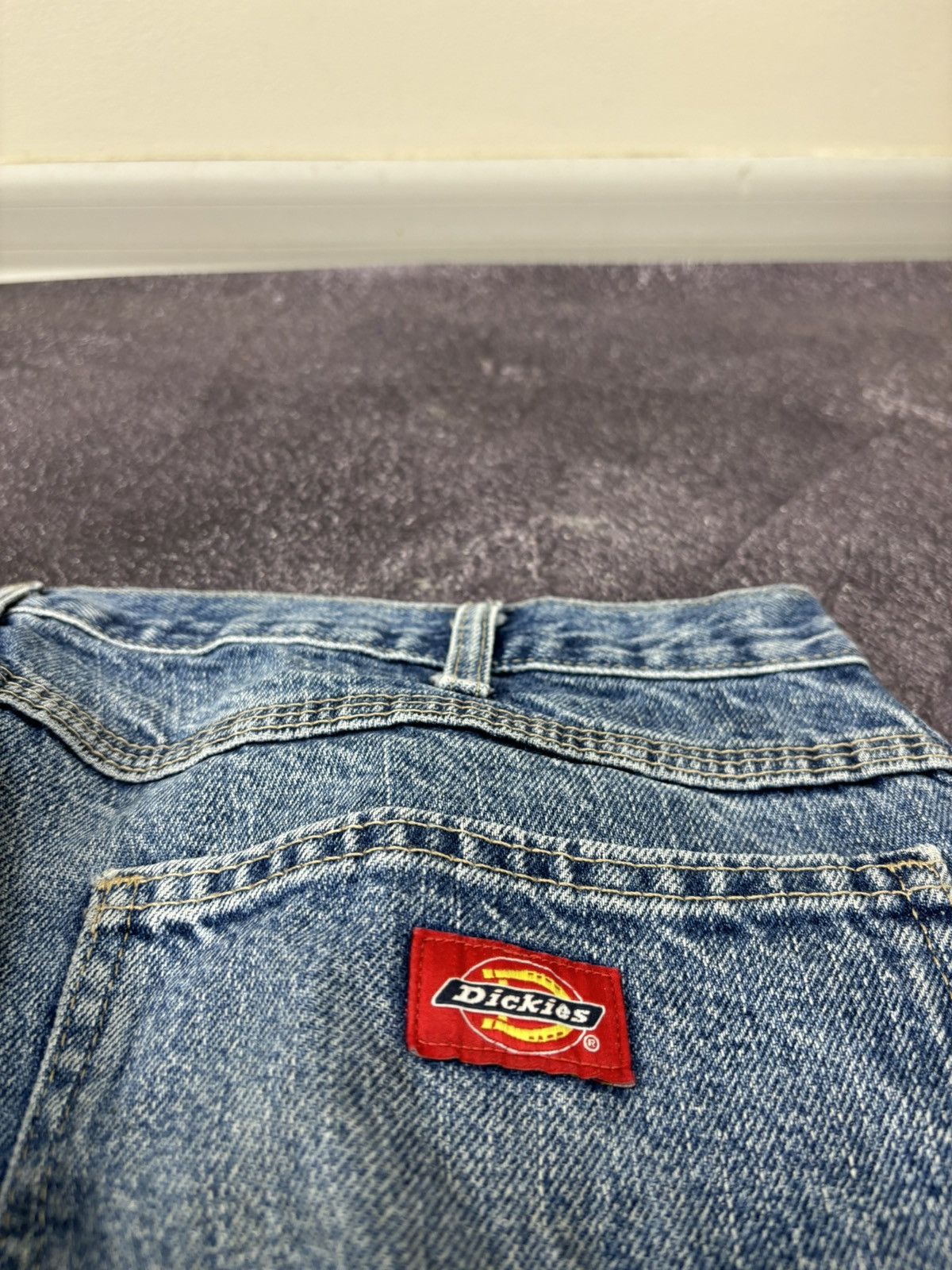 Dickies Vintage Dickies Faded Blue Denim Work Hype Baggy Jeans Size US 36 / EU 52 - 7 Thumbnail