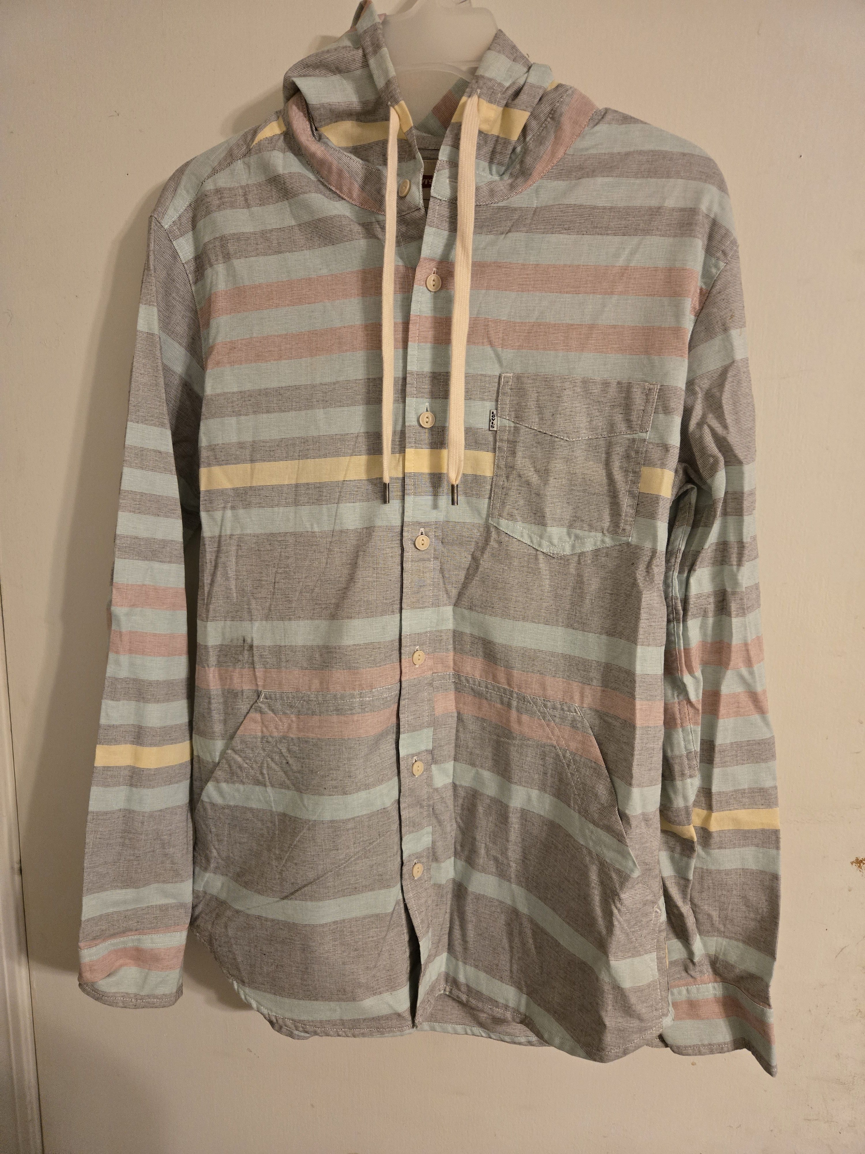 Levi's Vintage Levi Hooded Button Up L/S Shirt Size US S / EU 44-46 / 1 - 1 Thumbnail