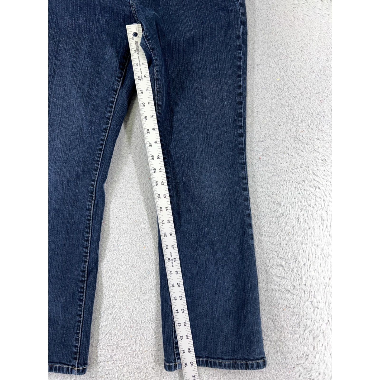 Vintage VINTAGE Chicos Jeans Womens 0 Blue Denim Bootcut Cotton Blend Mid 24x26 Size 25" / US 0 / IT 36 - 7 Thumbnail