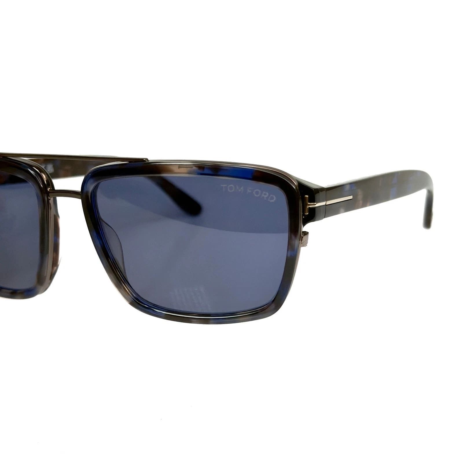 Tom Ford TOM FORD ANDERS TF780 780 Blue Unisex Sunglass FT0780 55V Size ONE SIZE - 4 Thumbnail