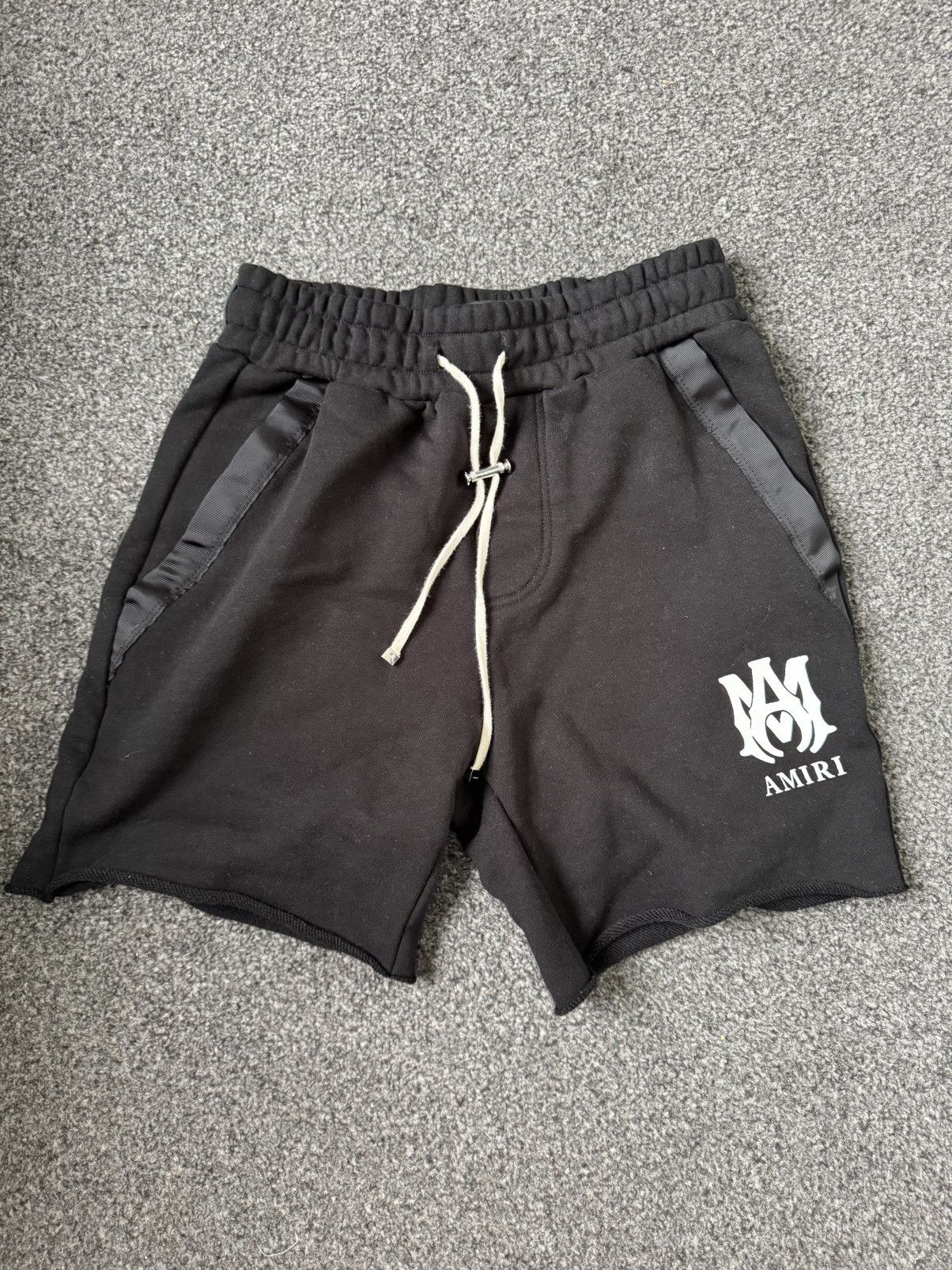 Amiri Amiri Black Logo Shorts Size US 30 / EU 46 - 1 Thumbnail