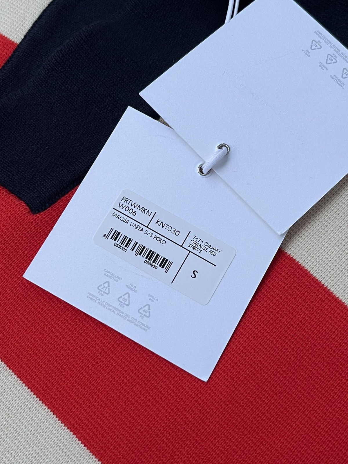 Sunnei !DS! SS23 Sunnei Maglia Unita S/S Stripped Polo Tee Size US M / EU 48-50 / 2 - 22 Thumbnail