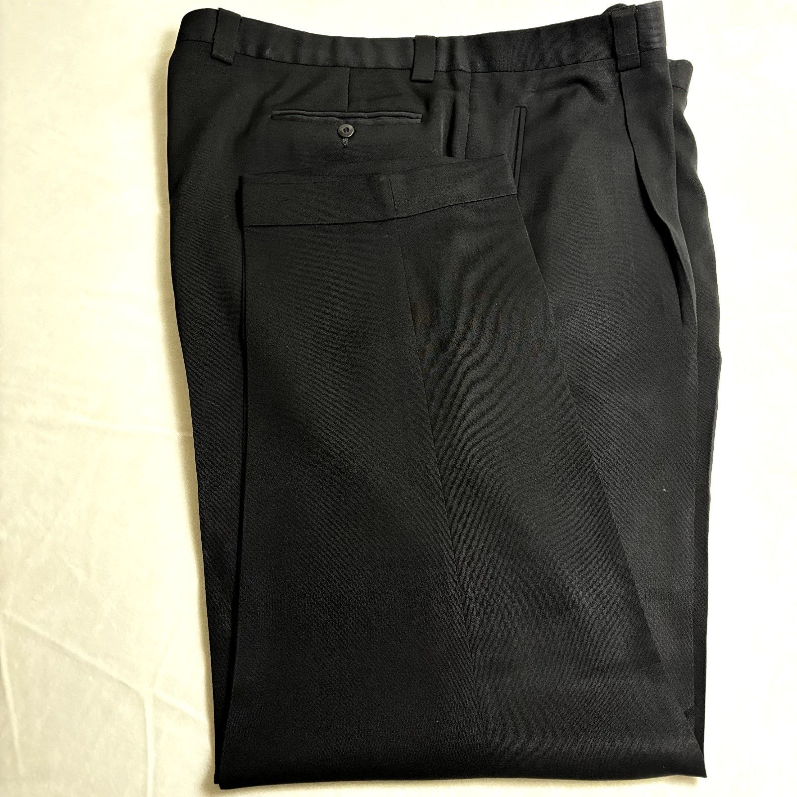 Zanella Zanella for Nordstrom Men's Pleated Dress Pants Black 44x31. Size 44L - 8 Thumbnail