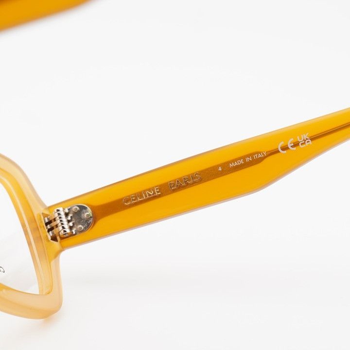 Celine Celine CL50147I 045 Eyeglasses Shiny Brown 51mm Square Frame Size ONE SIZE - 6 Thumbnail