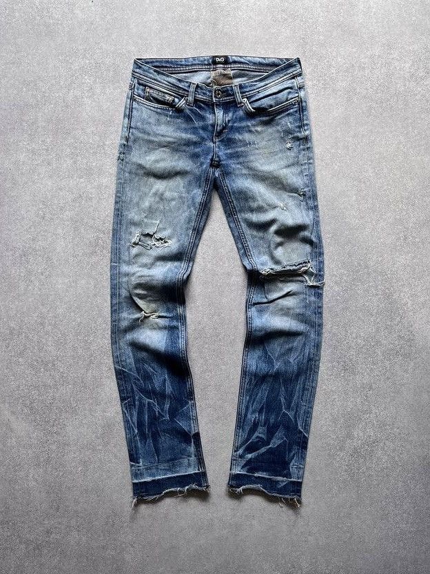 Dolce & Gabbana Vintage Dolce & Gabbana Baggy Avantgarde Jeans Y2K 26 Size 26" / US 2 / IT 38 - 3 Thumbnail