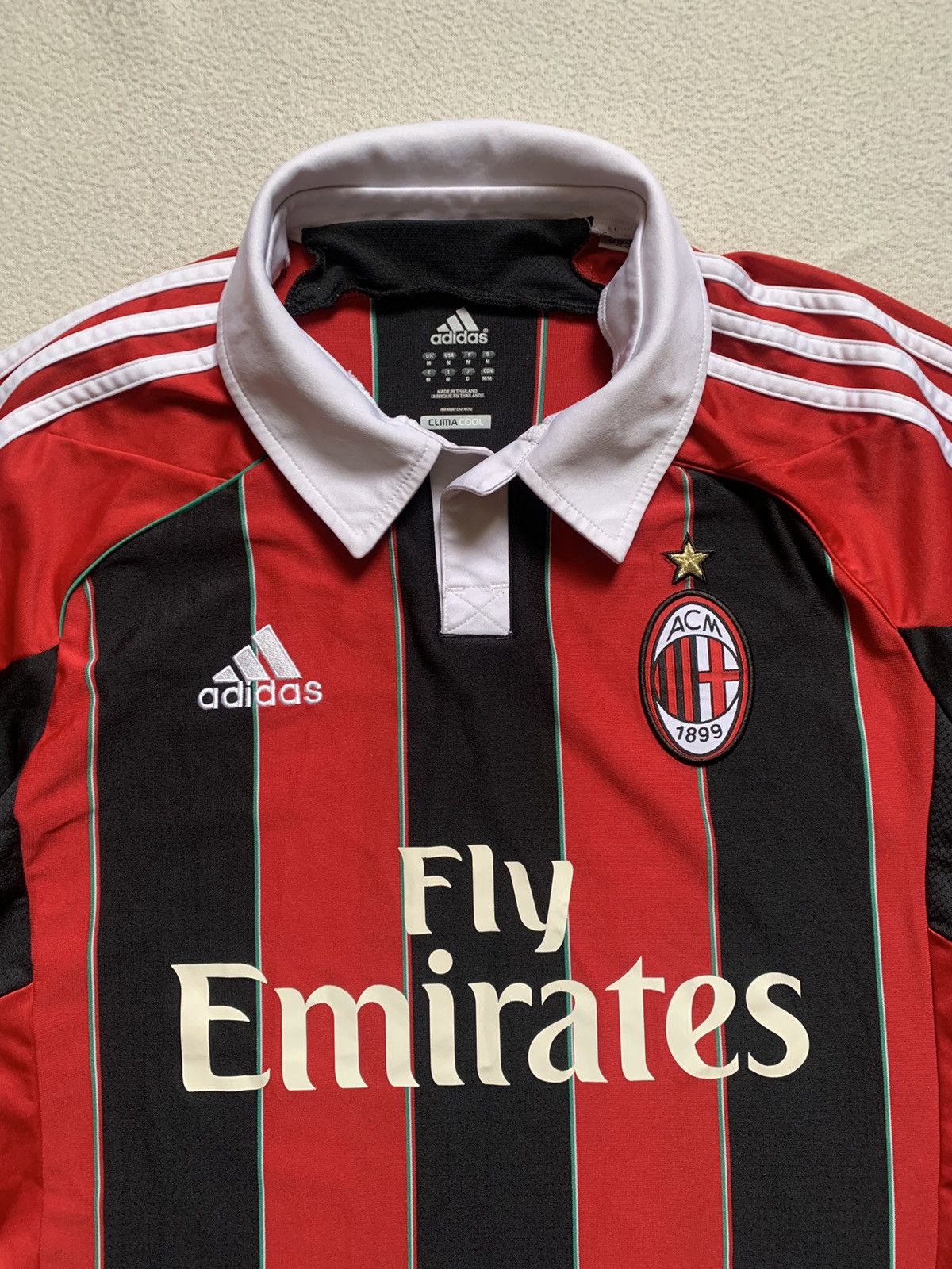 Adidas × Vintage 2012/2013 Adidas Milan Vintage Soccer Jersey Shirt |S-M size Size US M / EU 48-50 / 2 - 2 Thumbnail