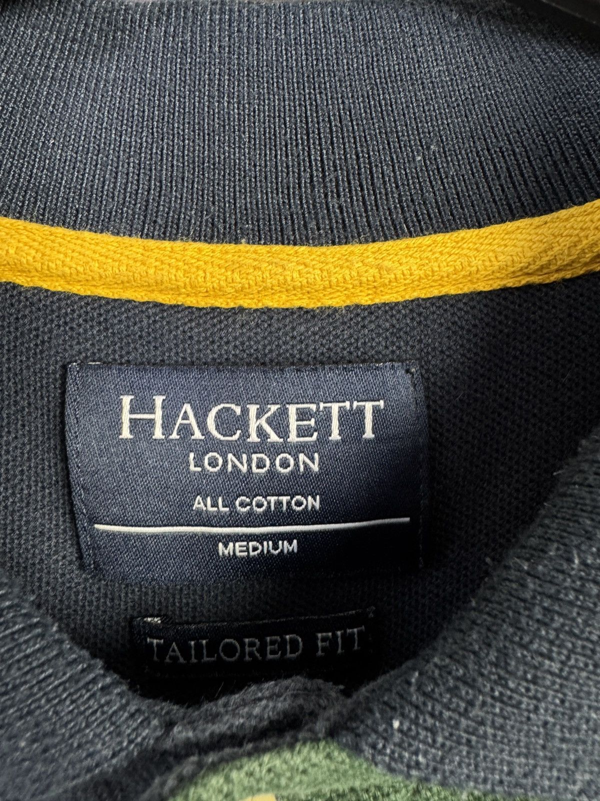 Hackett Men’s Hackett Army Polo Shirt Long Sleeve Regby Size Medium Size US M / EU 48-50 / 2 - 8 Thumbnail
