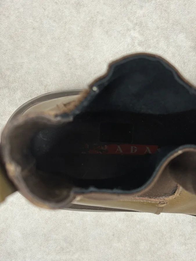 Prada FW1999 Prada Green Forest Leather Vibram Ankle Boots Size US 9 / EU 42 - 9 Thumbnail