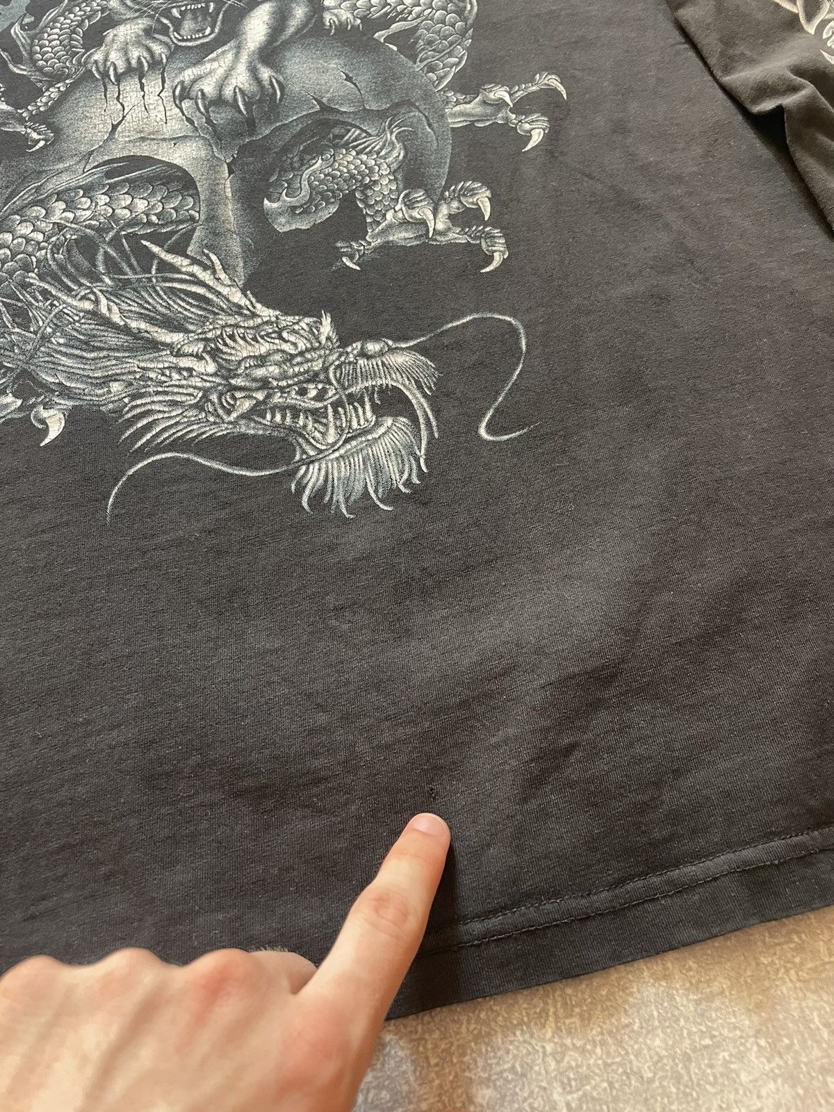Affliction × JNCO Vintage Affliction Style Dragon 🐉 Long Sleeve Shirt Size US XL / EU 56 / 4 - 7 Thumbnail