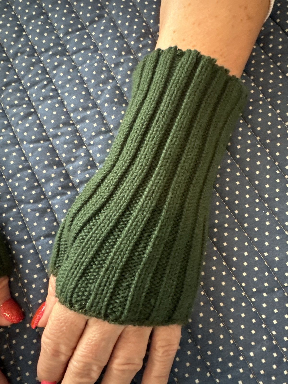 Kapital Kapital kountry wool knit fingerless gloves/mittens Size ONE SIZE - 3 Thumbnail
