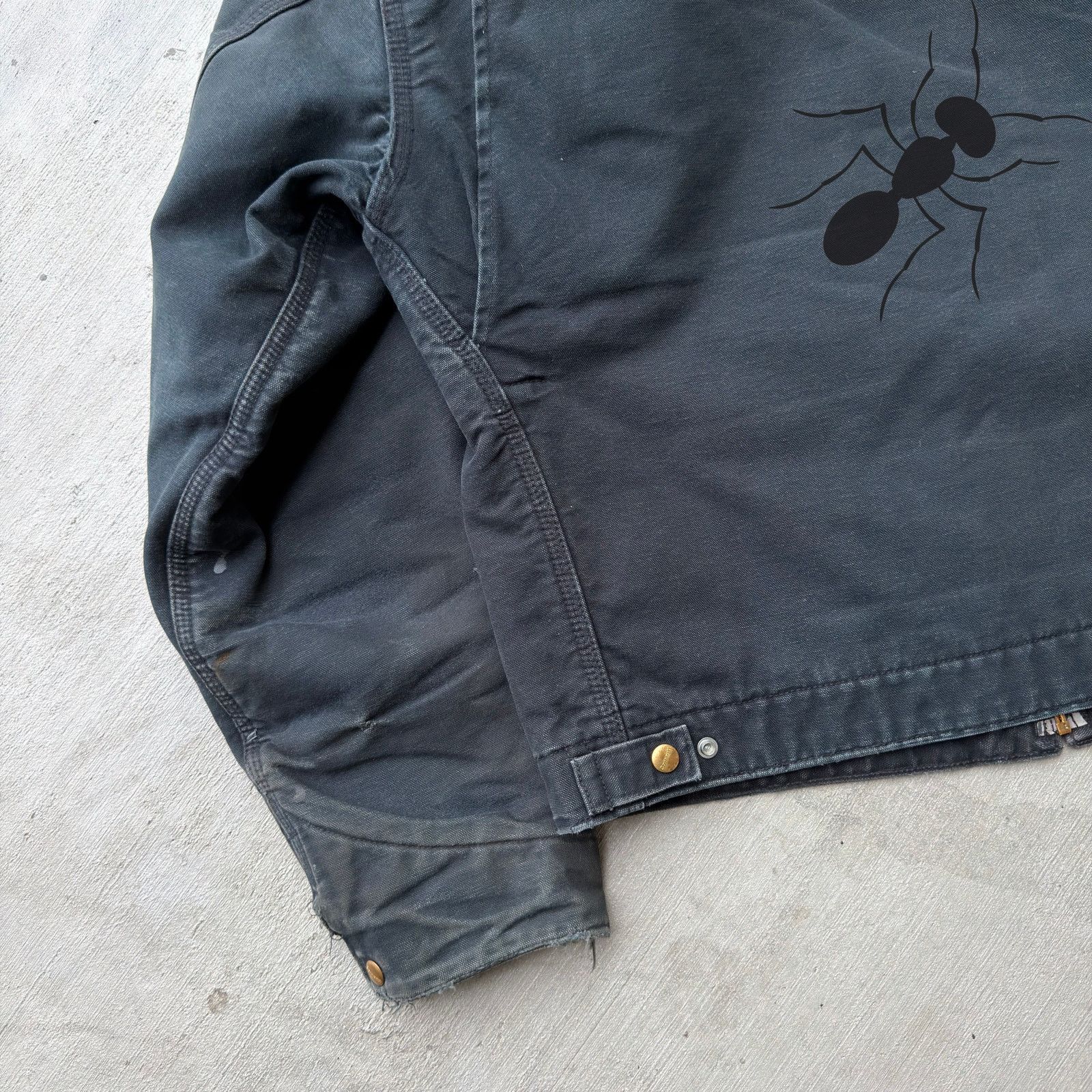Carhartt × Vintage Carhartt J01 black Detroit work wear jacket Size US L / EU 52-54 / 3 - 7 Thumbnail