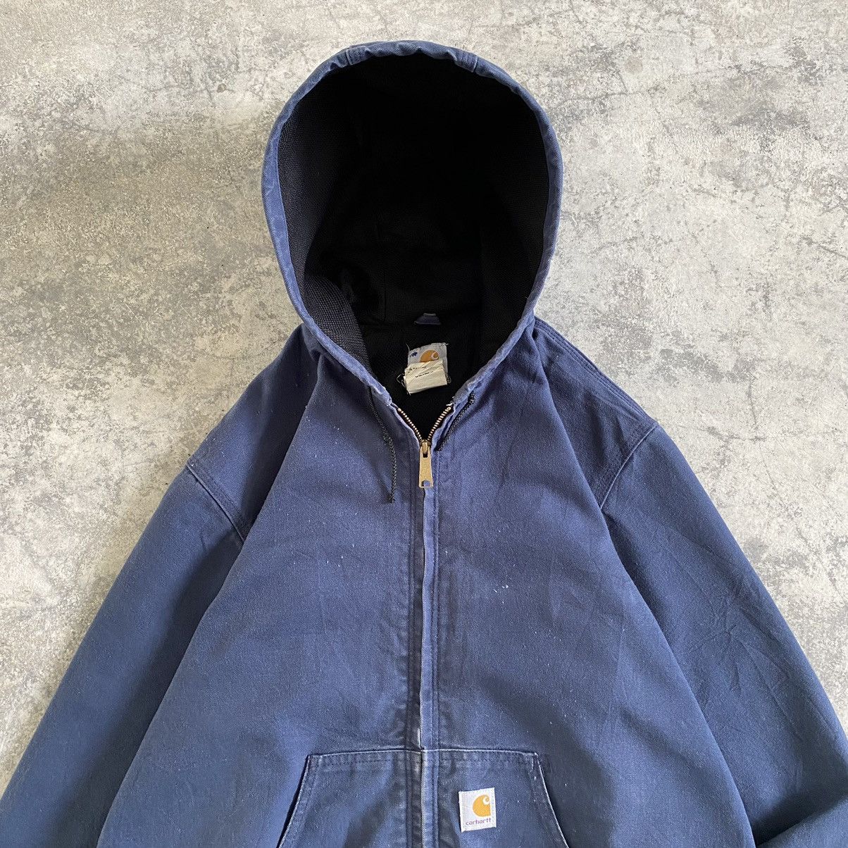 Carhartt Vintage Carhartt Duck Canvas Hooded Active Jacket J161 Size US M / EU 48-50 / 2 - 3 Thumbnail