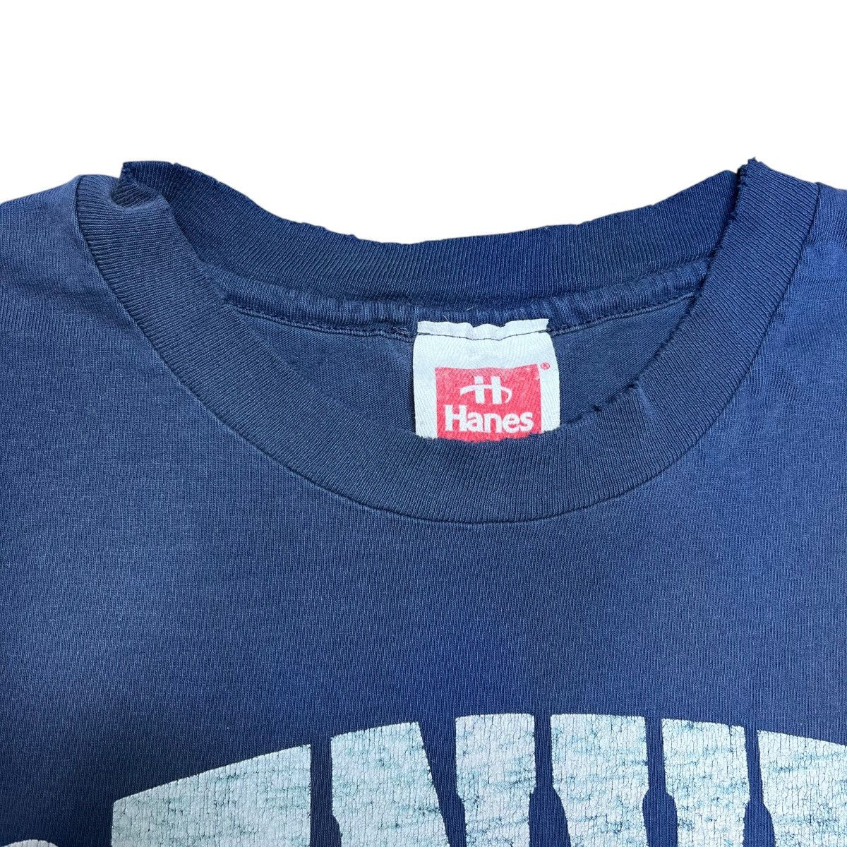 NFL × Vintage Vtg 1997 NFL Denver Broncos Logo Spell Out 3D Graphic Tee Size US XXL / EU 58 / 5 - 6 Thumbnail