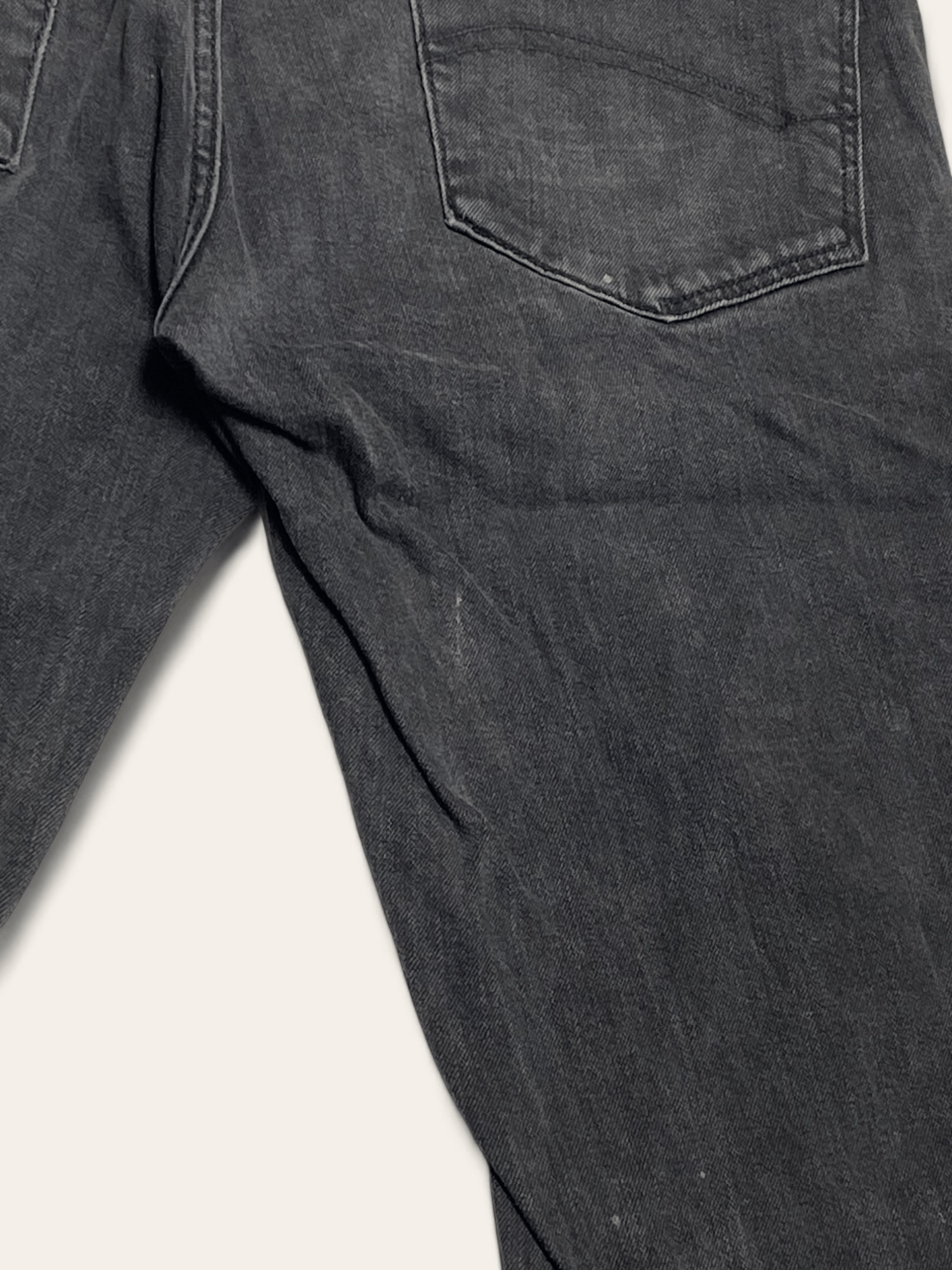 Jean 00s Vintage TOMMY HILFIGER DENIM Black Washed Faded Jeans Size US 35 - 12 Thumbnail