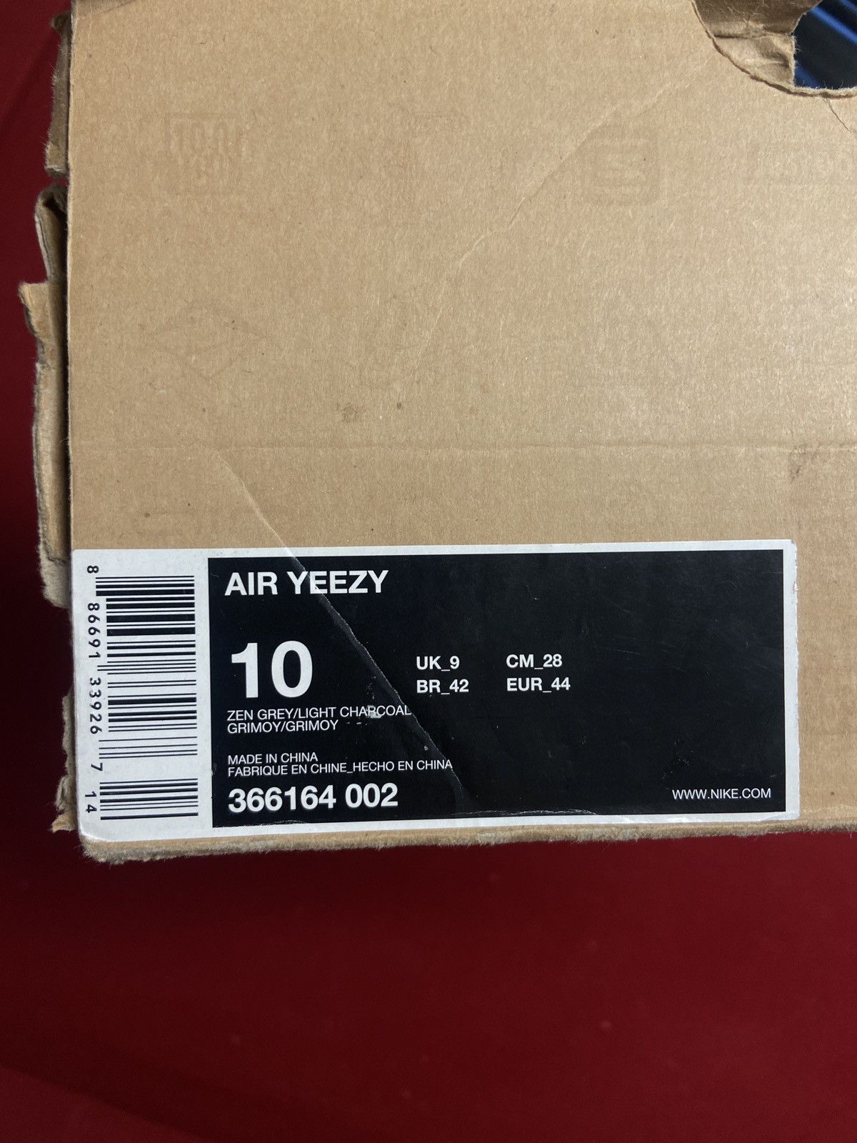 Kanye West × Nike Nike Air Yeezy 1 Zen Grey Size US 10 / EU 43 - 5 Thumbnail
