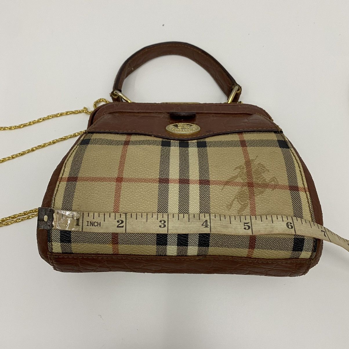Burberry ‼️LASTDROP‼️ AUTHENTIC BURBERRY HANDBAG WITH CHAIN Size ONE SIZE - 15 Thumbnail