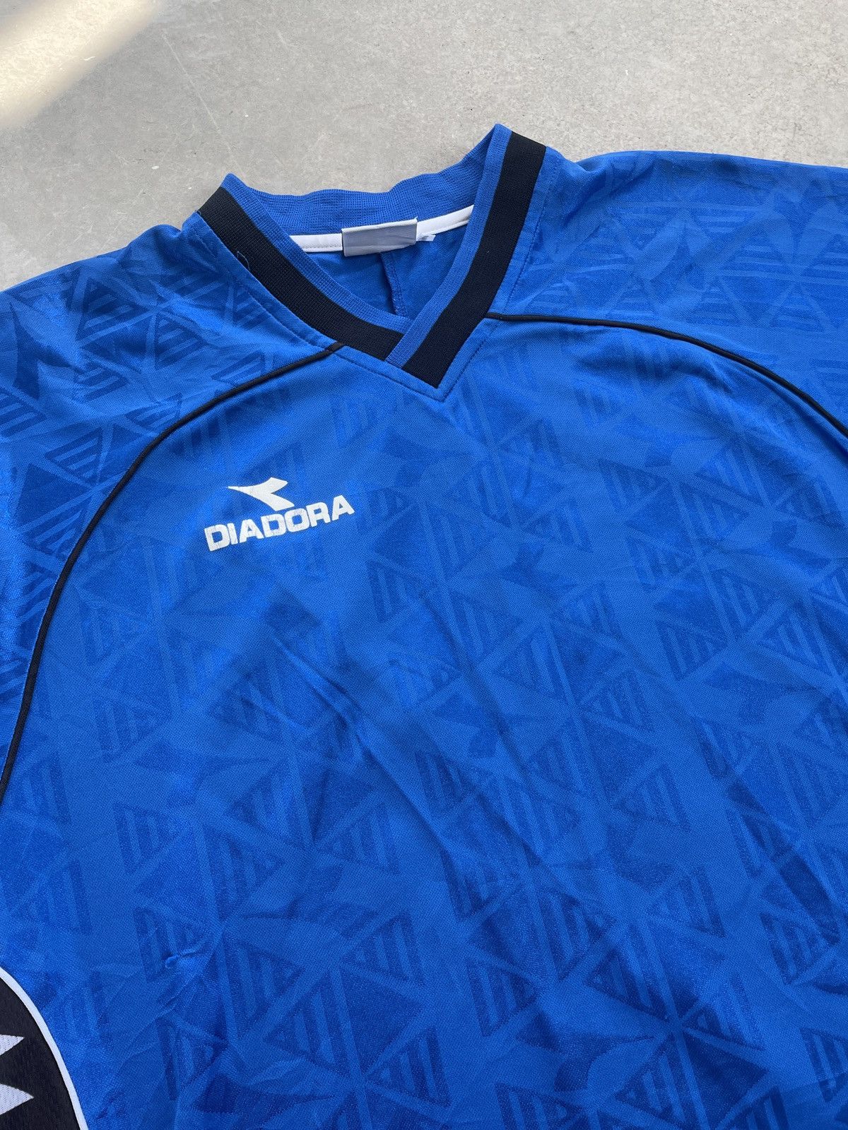Diadora × Vintage DIADORA VINTAGE SOCCER JERSEY Size US L / EU 52-54 / 3 - 3 Thumbnail