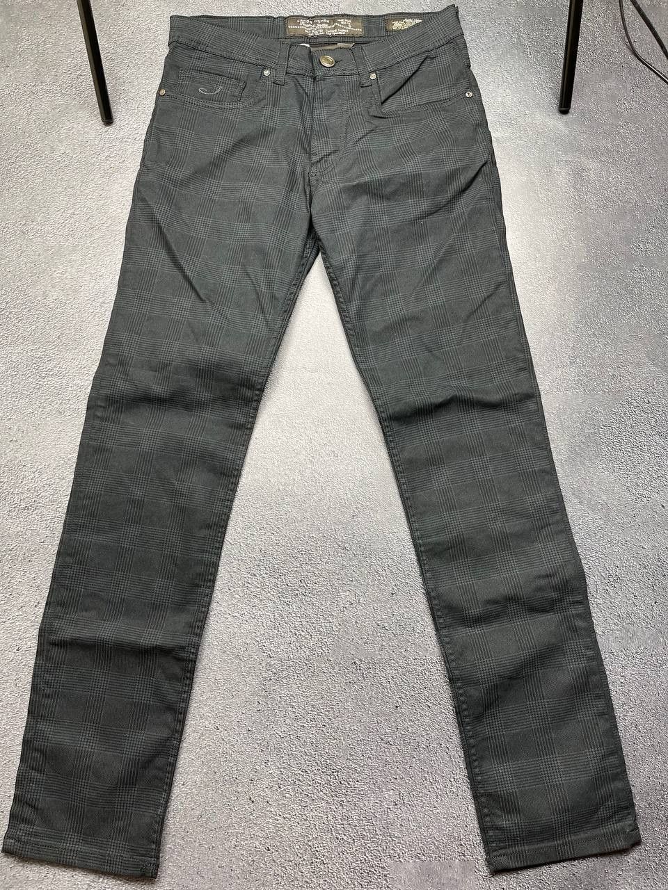 Other Rare Luxury Handmade Checked Jeans Pants Denim Jacob Cohen. Size US 30 / EU 46 - 1 Thumbnail