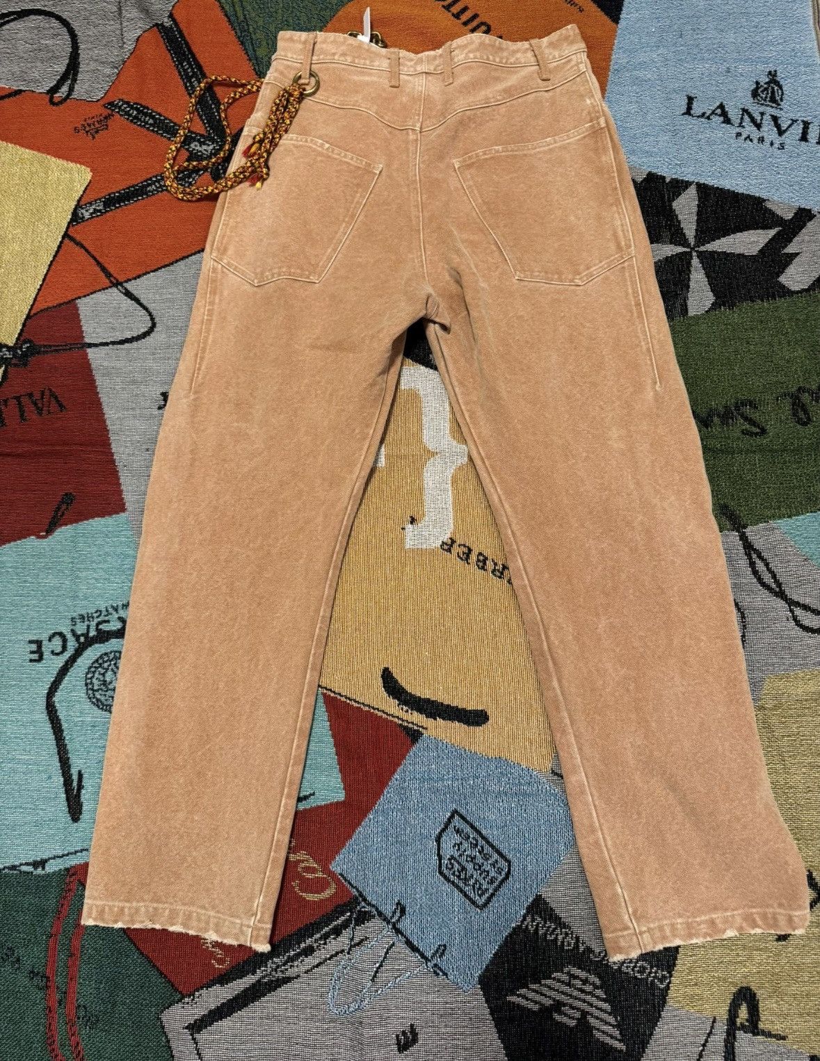 Song For The Mute Song for the mute Baggy Curved Jeans Size US 32 / EU 48 - 2 Thumbnail