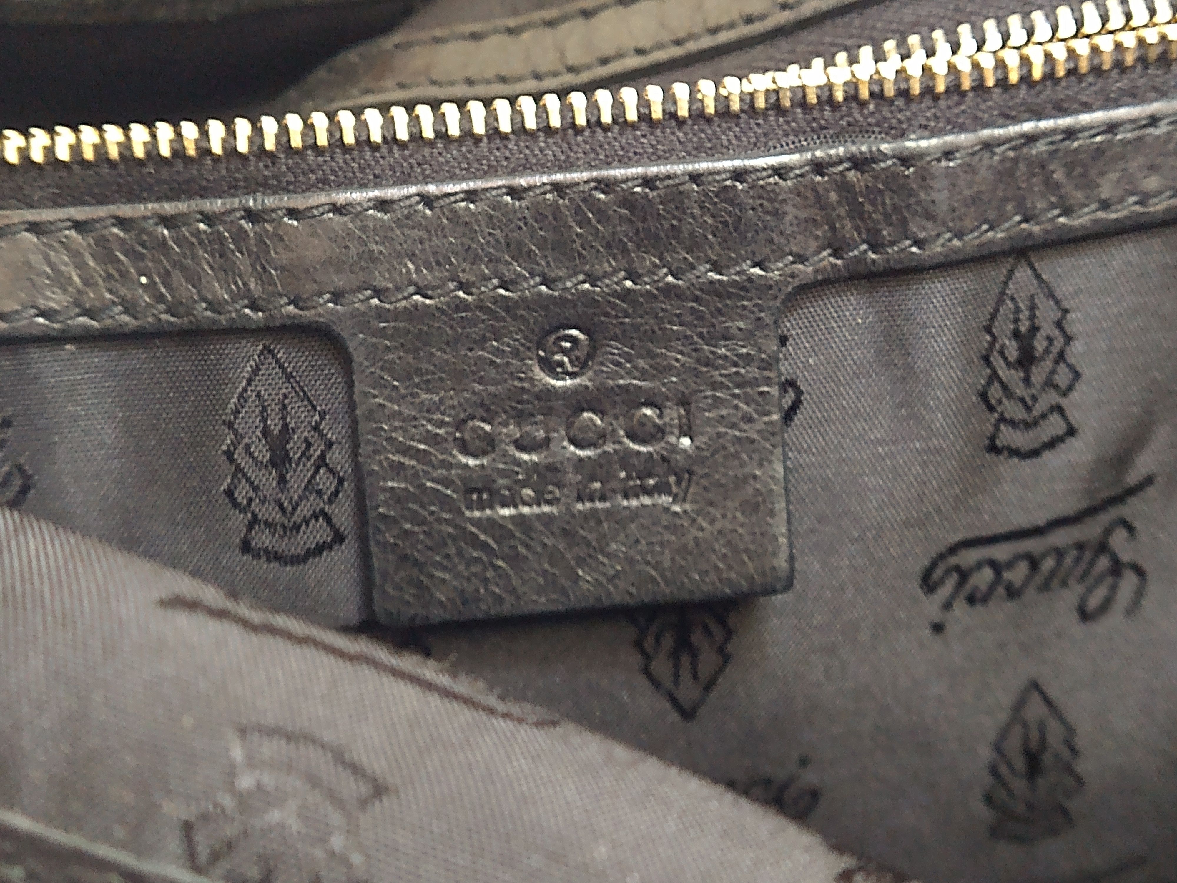 Gucci Gucci Hysteria Shoulder Bag Purse Black Patent Leather Y2K Size ONE SIZE - 11 Thumbnail
