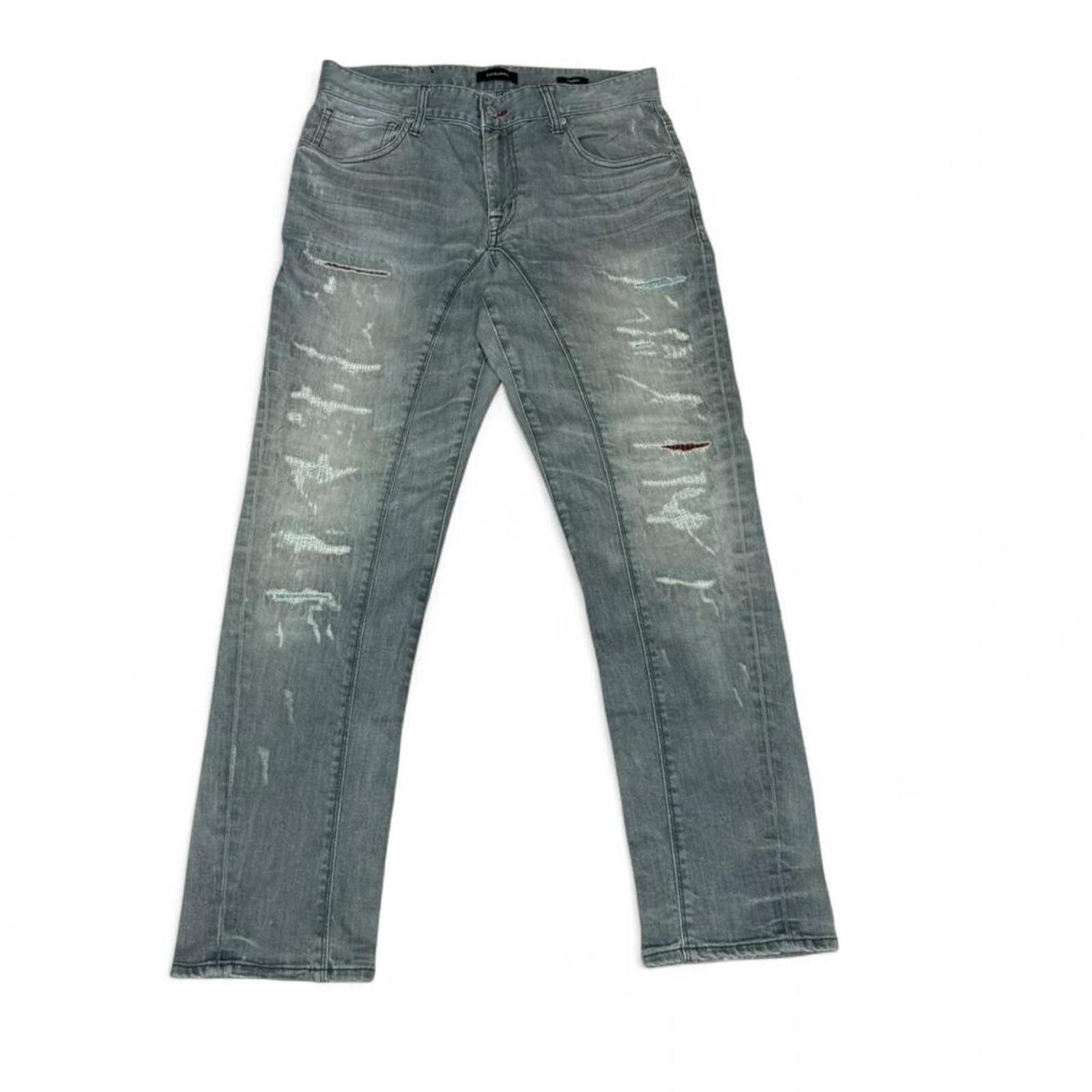 True Religion Buckaroo ripped denim jeans slim fit Size US 32 / EU 48 - 1 Thumbnail