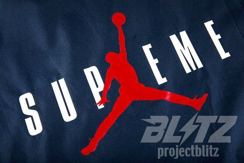 Supreme FW15 Supreme Jordan Coaches Jacket Unreleased Colorway Navy Size US L / EU 52-54 / 3 - 4 Thumbnail