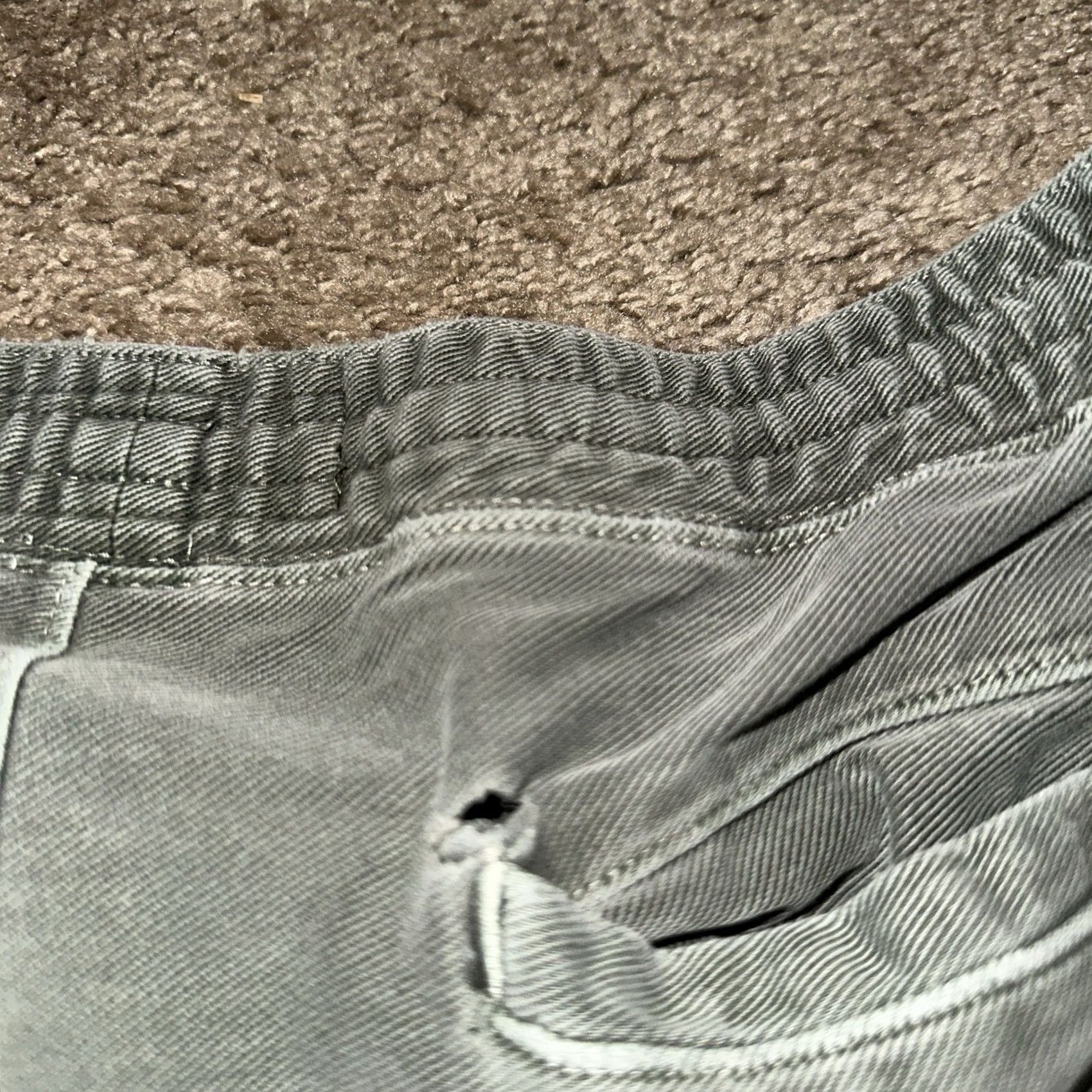 Abercrombie & Fitch Abercrombie & Fitch Shorts Mens Large Cargo Utility Pockets Drawstring Green Size US 33 - 3 Thumbnail