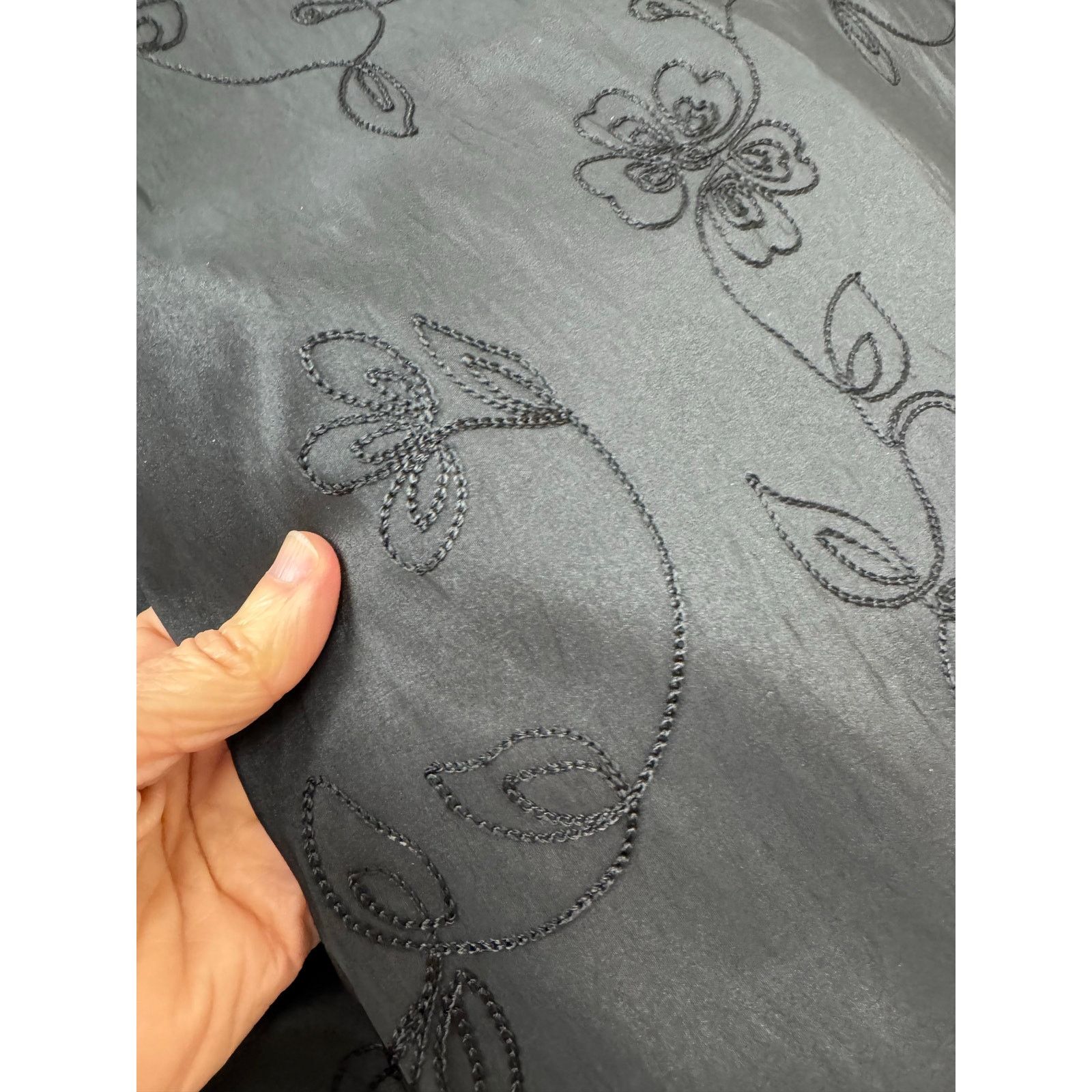 Other Whimsigoth Vintage SL Fashions Dress Embroidered Skirt 10 Size L / US 10 / IT 46 - 7 Thumbnail