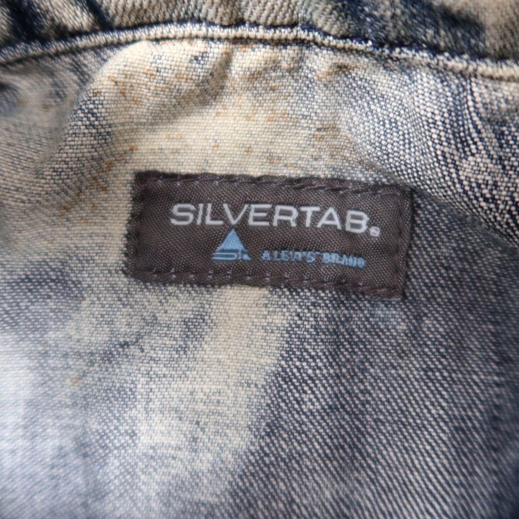 Levi's VINTAGE Levi's Silvertab Denim Jacket Womens S Small Cropped Blue 90s Leather? Size S / US 4 / IT 40 - 5 Thumbnail