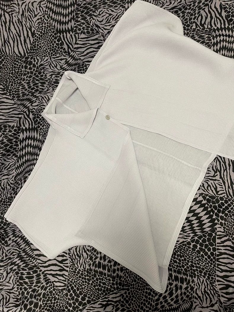 Issey Miyake issey miyake size:one size Short-sleeved button-down cardig Size M / US 6-8 / IT 42-44 - 4 Thumbnail