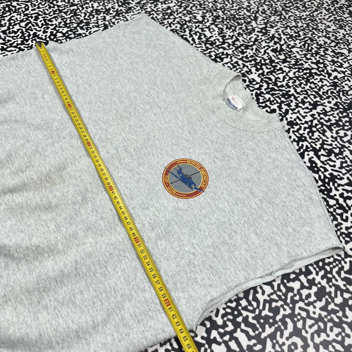 Vintage Vintage 90s American Top Gun USA Boxy Vest Retro Sweatshirt Size US XL / EU 56 / 4 - 18 Thumbnail