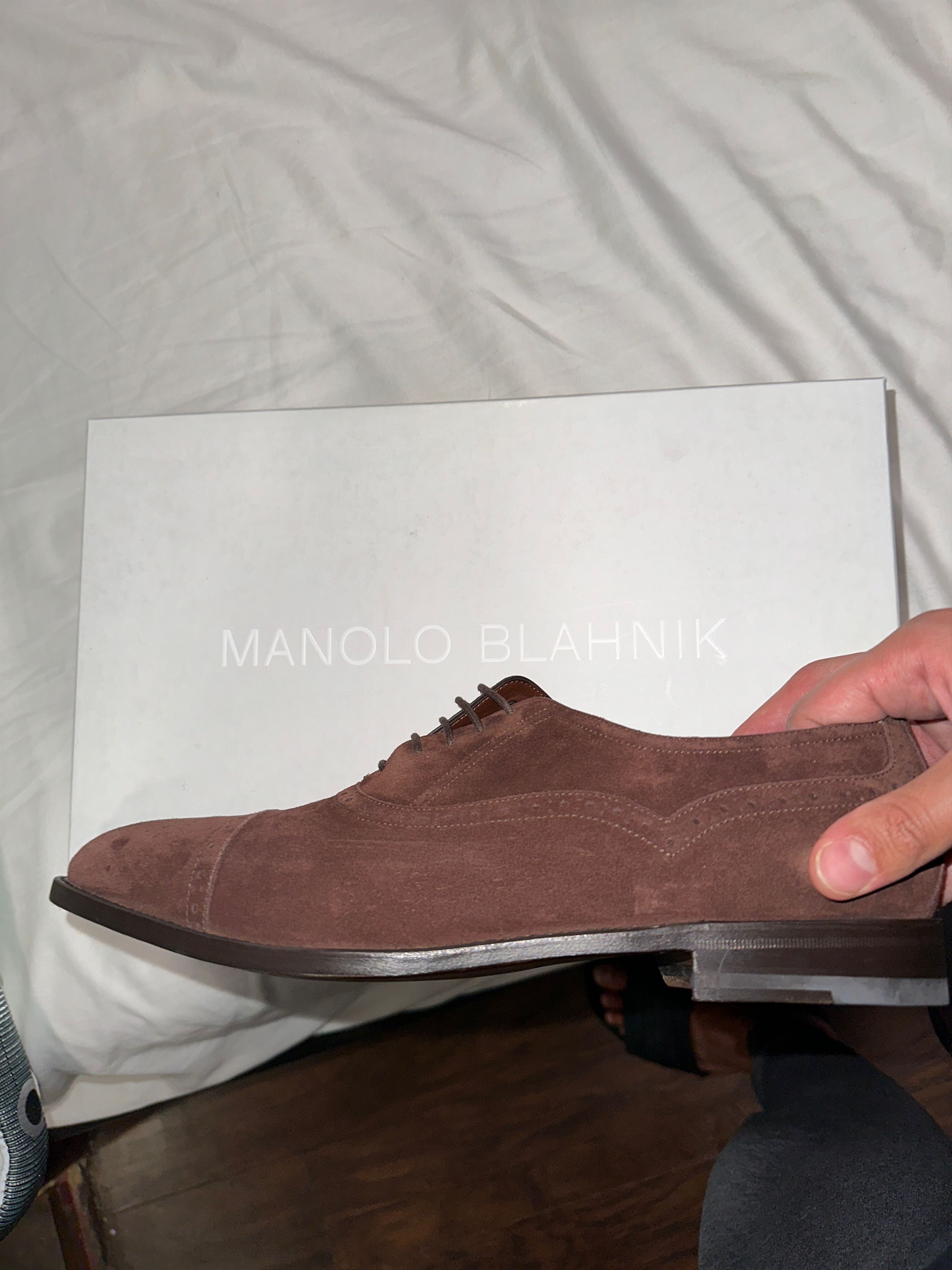 Manolo Blahnik Manolo Blahnik Whitney Oxfords Size US 12 / EU 45 - 2 Thumbnail