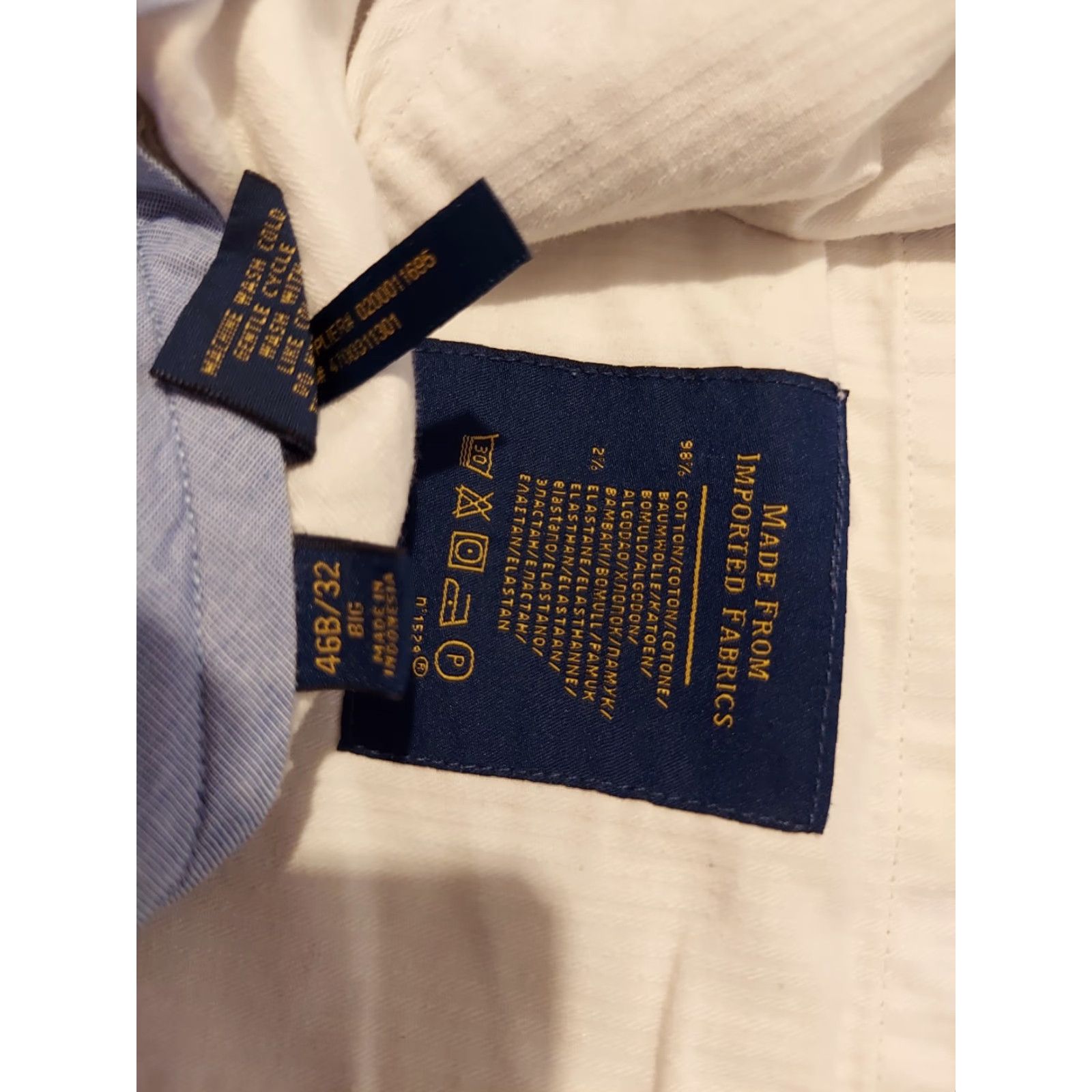 Polo Ralph Lauren Polo Ralph Lauren Pants Mens 46x32 Big & Tall Khaki Beige Khakis Chino Dress Polo Ralph Lauren Shirt Size US XXL / EU 58 / 5 - 5 Thumbnail