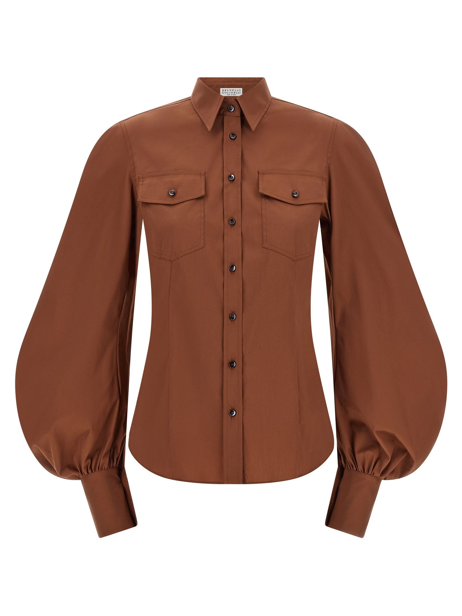 Brunello Cucinelli Poplin Shirt Size L / US 10 / IT 46 - 1 Thumbnail