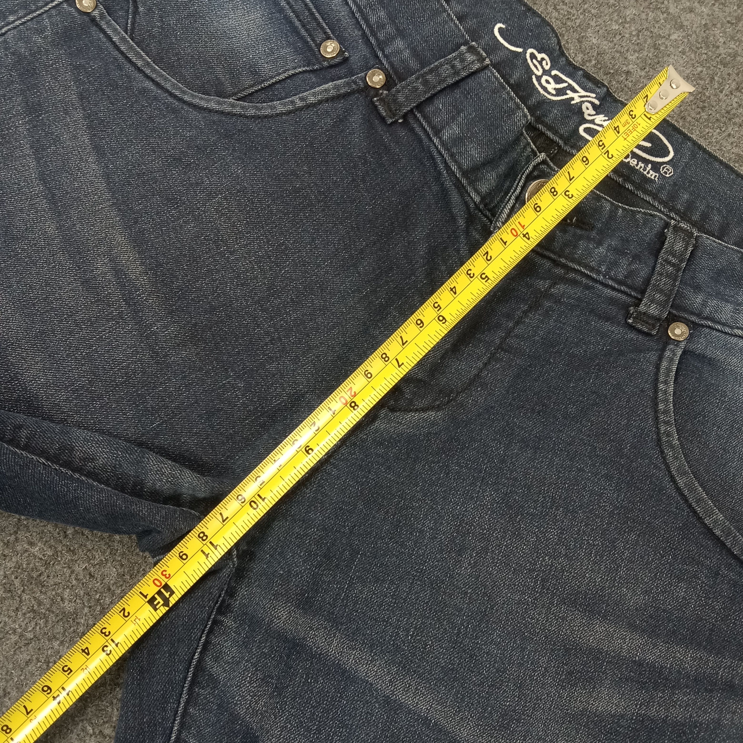 Christian Audigier × Ed Hardy × Vintage Ed Hardy by Christian Audigier American Denim Jeans C217N9 Size US 30 / EU 46 - 9 Thumbnail