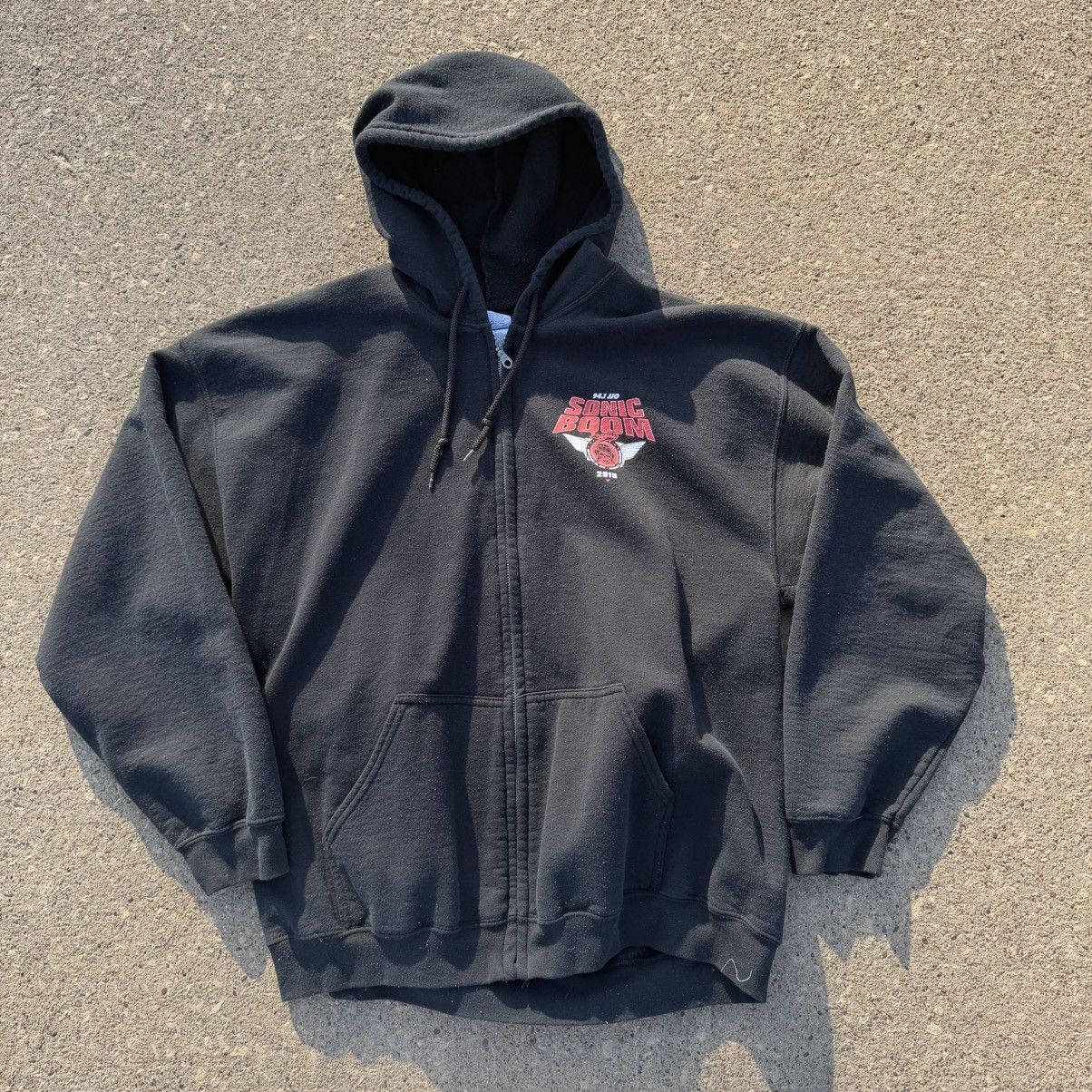 Gildan Sonic Boom Full Zip Hoodie Mens XL Size US XL / EU 56 / 4 - 2 Thumbnail