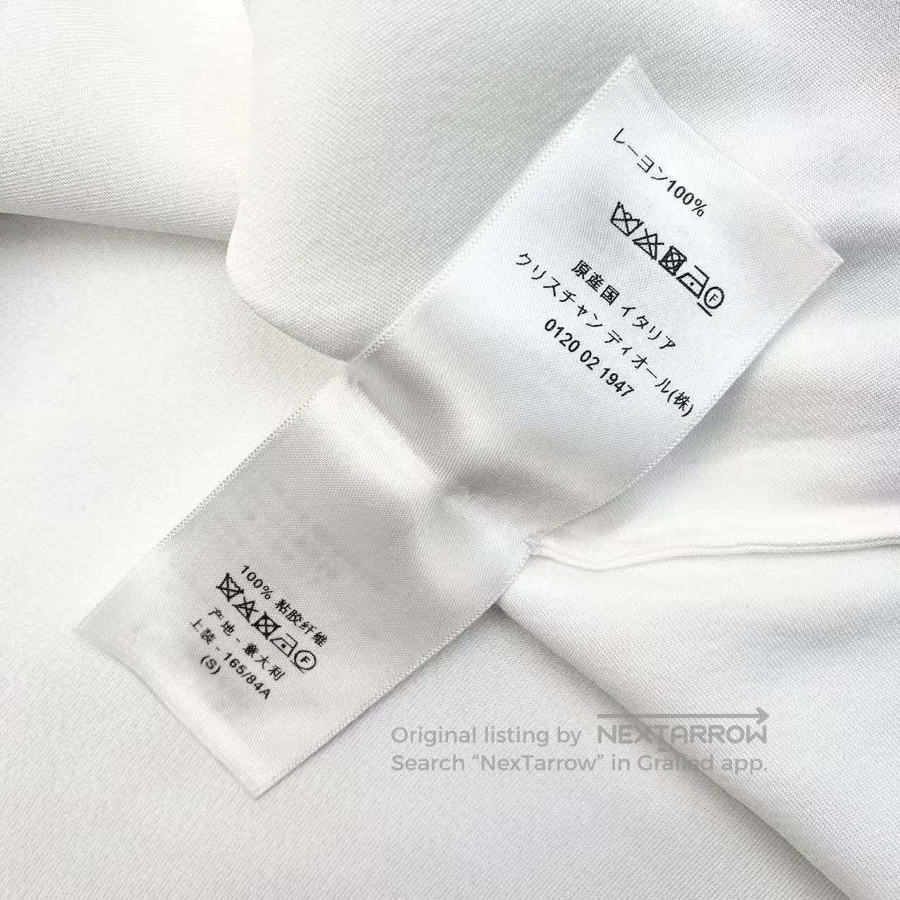 Dior Dior Logo color-blocked short-sleeved shirt on the back| Size S / US 4 / IT 40 - 5 Thumbnail