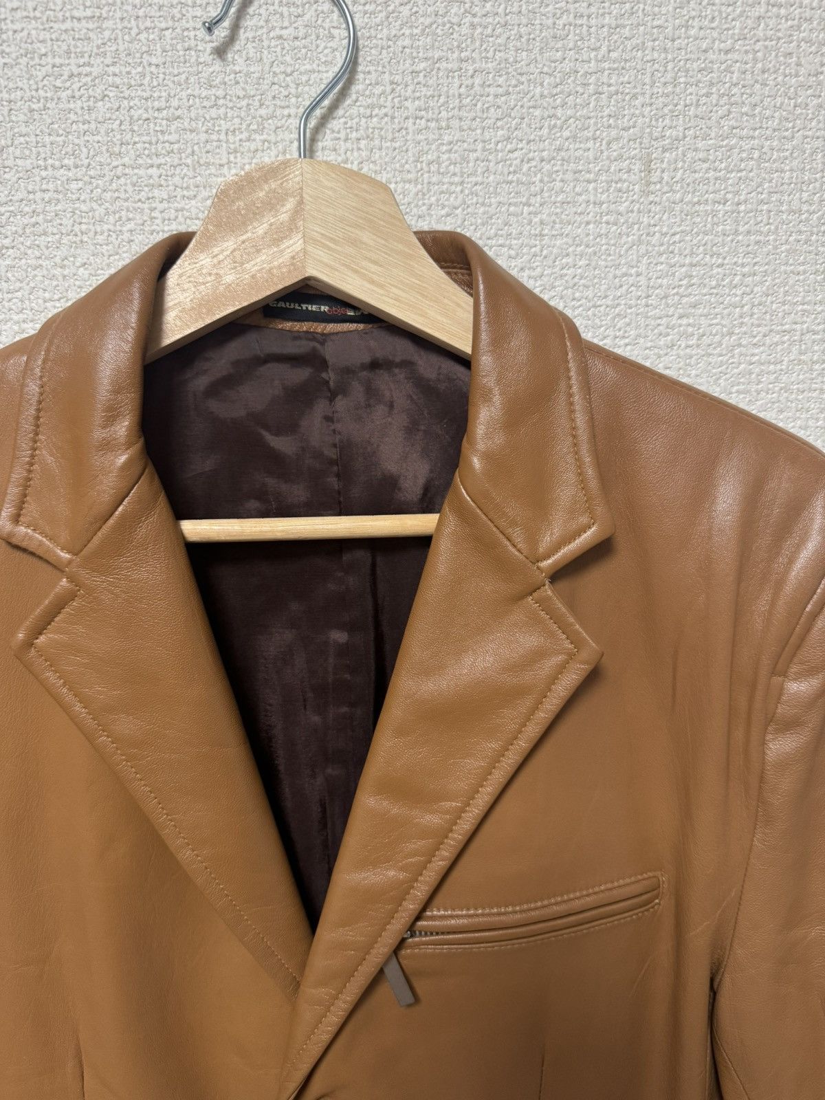 Jean Paul Gaultier Jean Paul Gaultier Early 2000s Leather Blazer Size US S / EU 44-46 / 1 - 6 Thumbnail