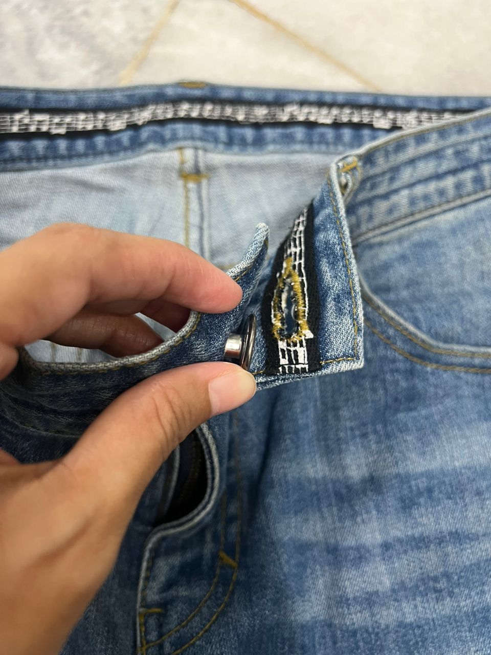 Number (N)ine Number (nine) Takahiro Miyashita denime jeans Size US 33 - 8 Thumbnail