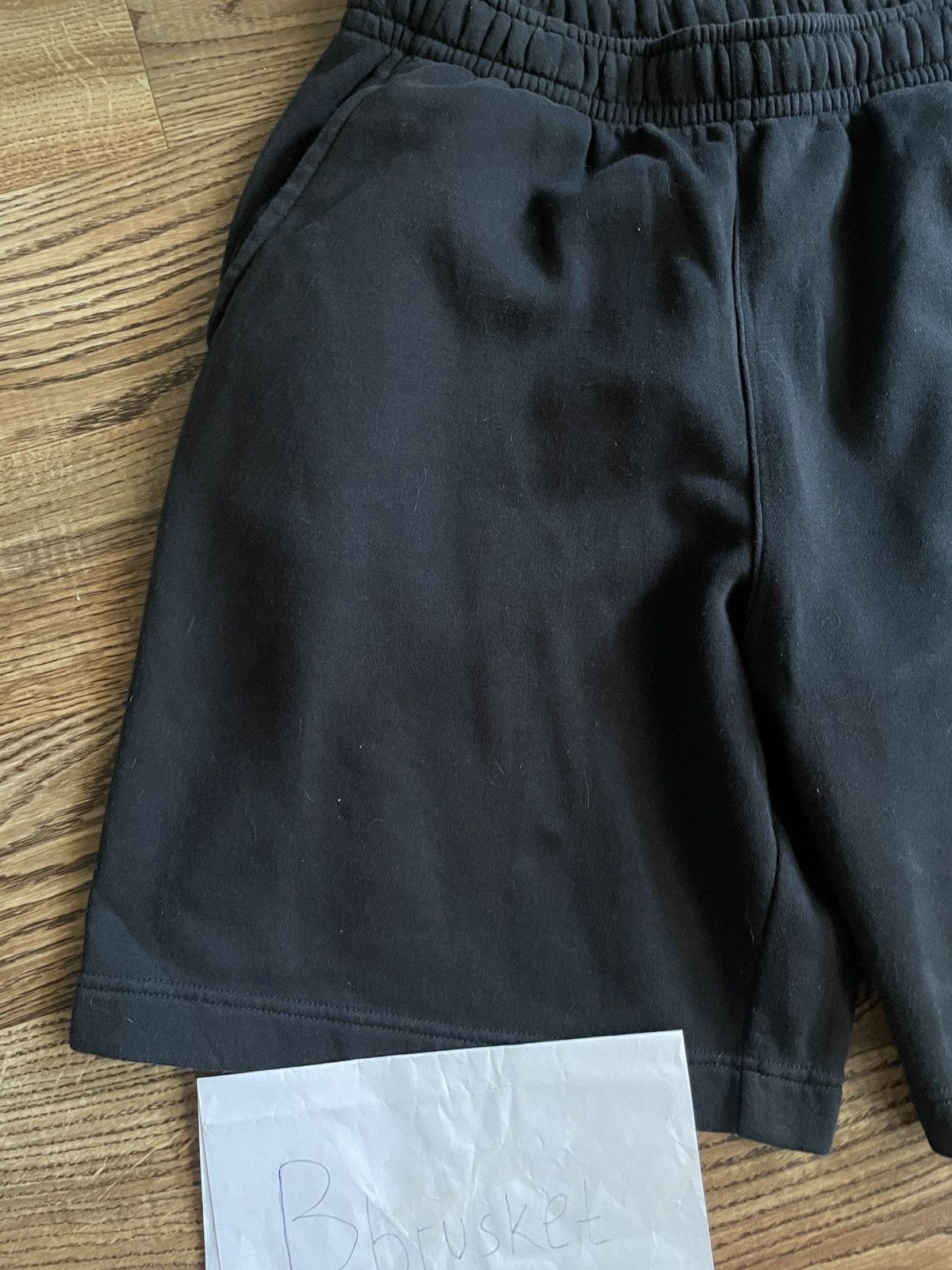 Nike Nike Big Swoosh Shorts Black large vintage sportswear Size US 33 - 8 Thumbnail