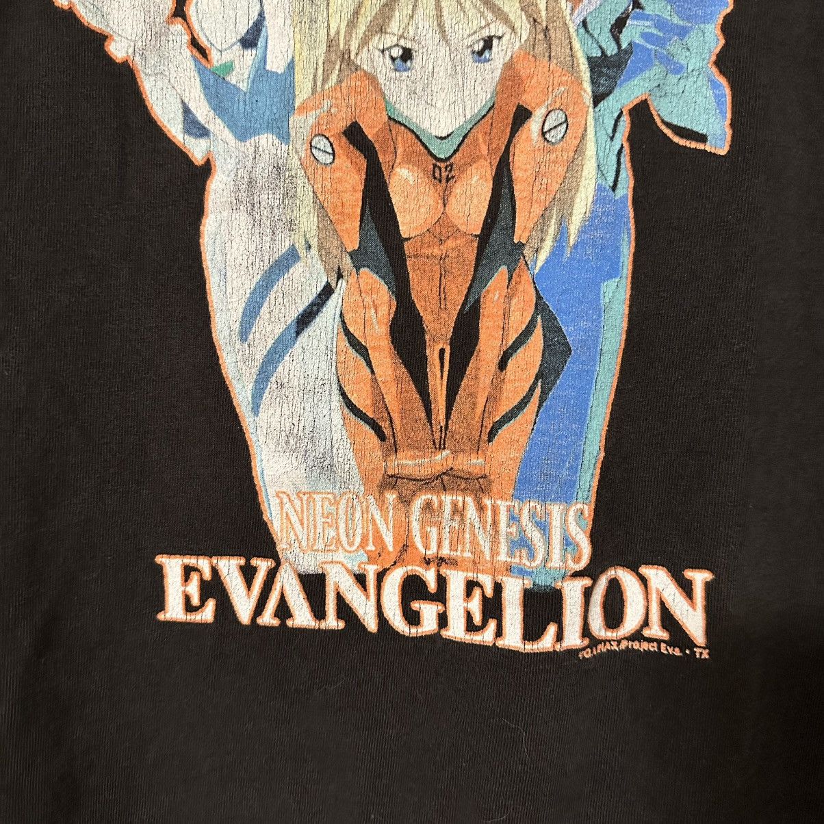 Vintage Vintage 1990s Neon Genesis Evangelion Anime Promo Shirt Size US XXL / EU 58 / 5 - 4 Thumbnail