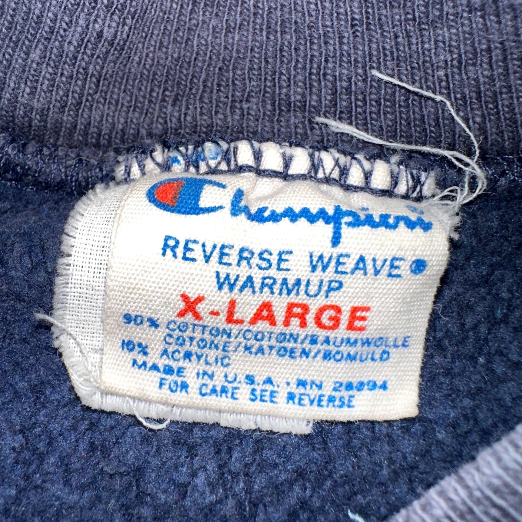 Champion VINTAGE Champion Reverse Weave Crewneck Sweatshirt 80s Blue XL Men USA Sports Size US XL / EU 56 / 4 - 7 Thumbnail