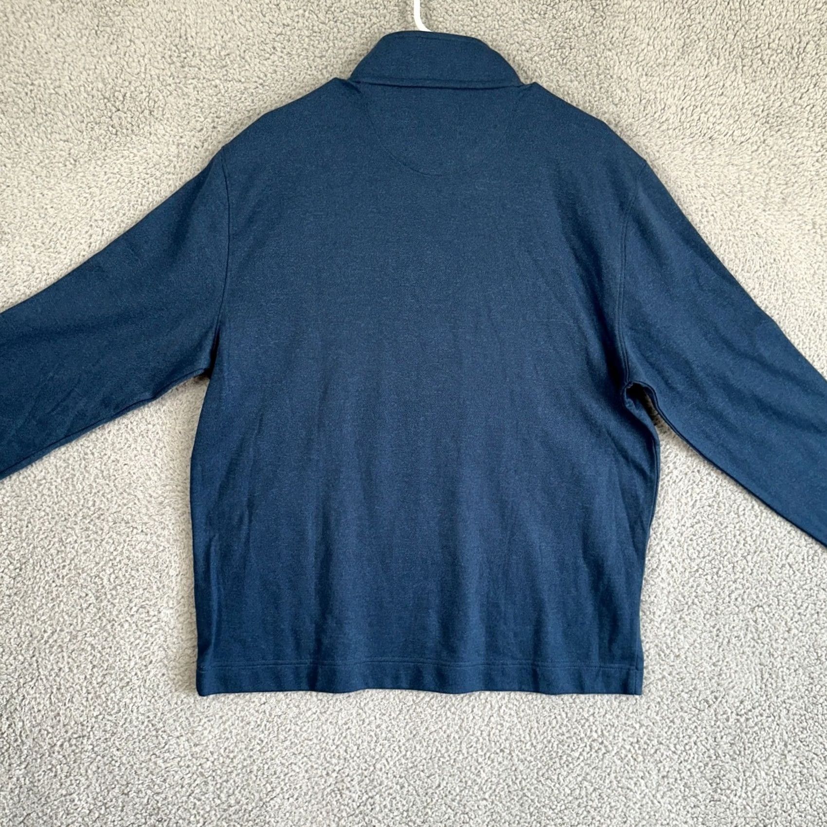 Van Heusen Van Heusen Never Tuck Sweatshirt Pullover Men Large Blue Classic Fit Button NEW Size US L / EU 52-54 / 3 - 4 Thumbnail