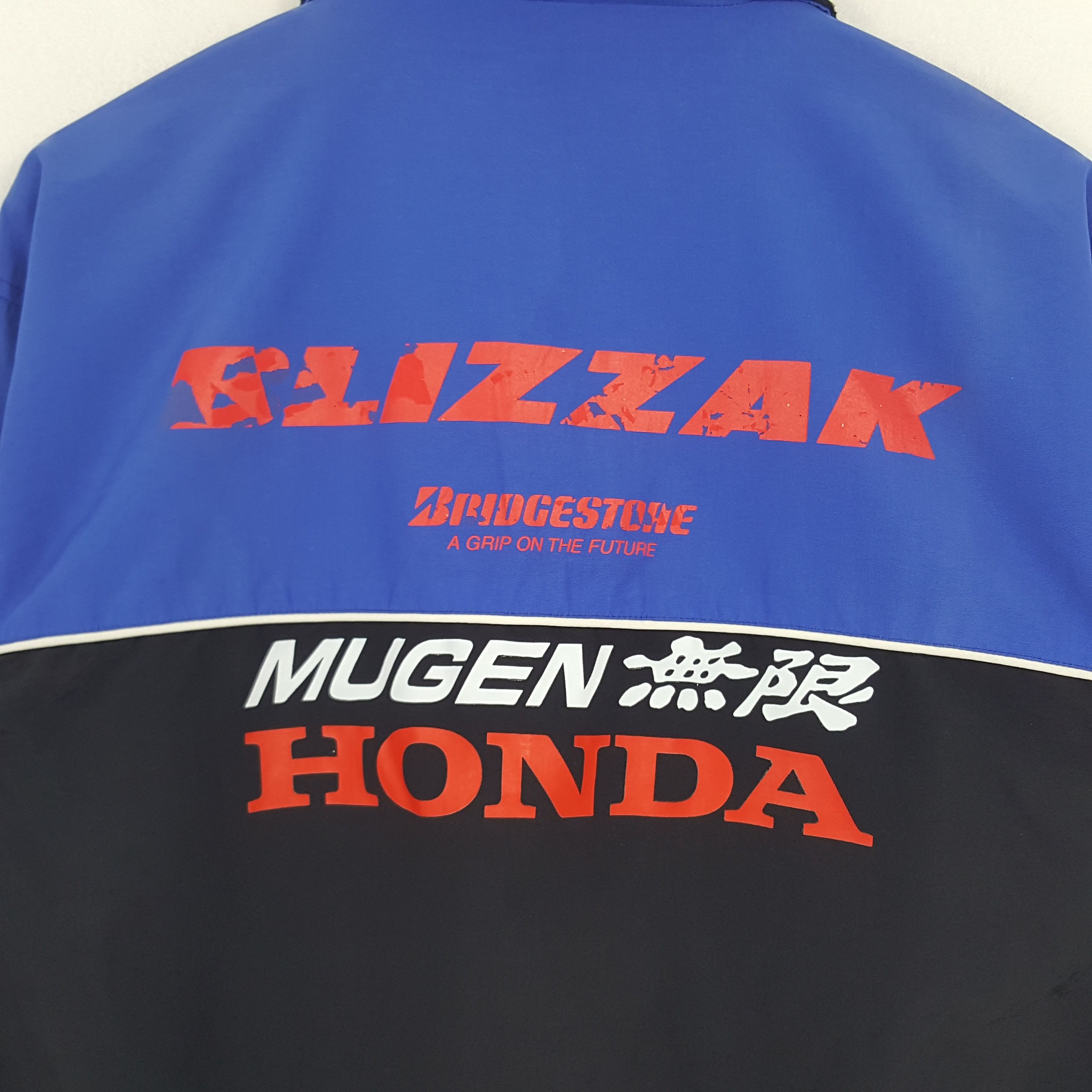 Honda × Vintage Vintage Blizzak Bridgestone Mugen Honda Japan Racing Jacket Size US L / EU 52-54 / 3 - 2 Thumbnail
