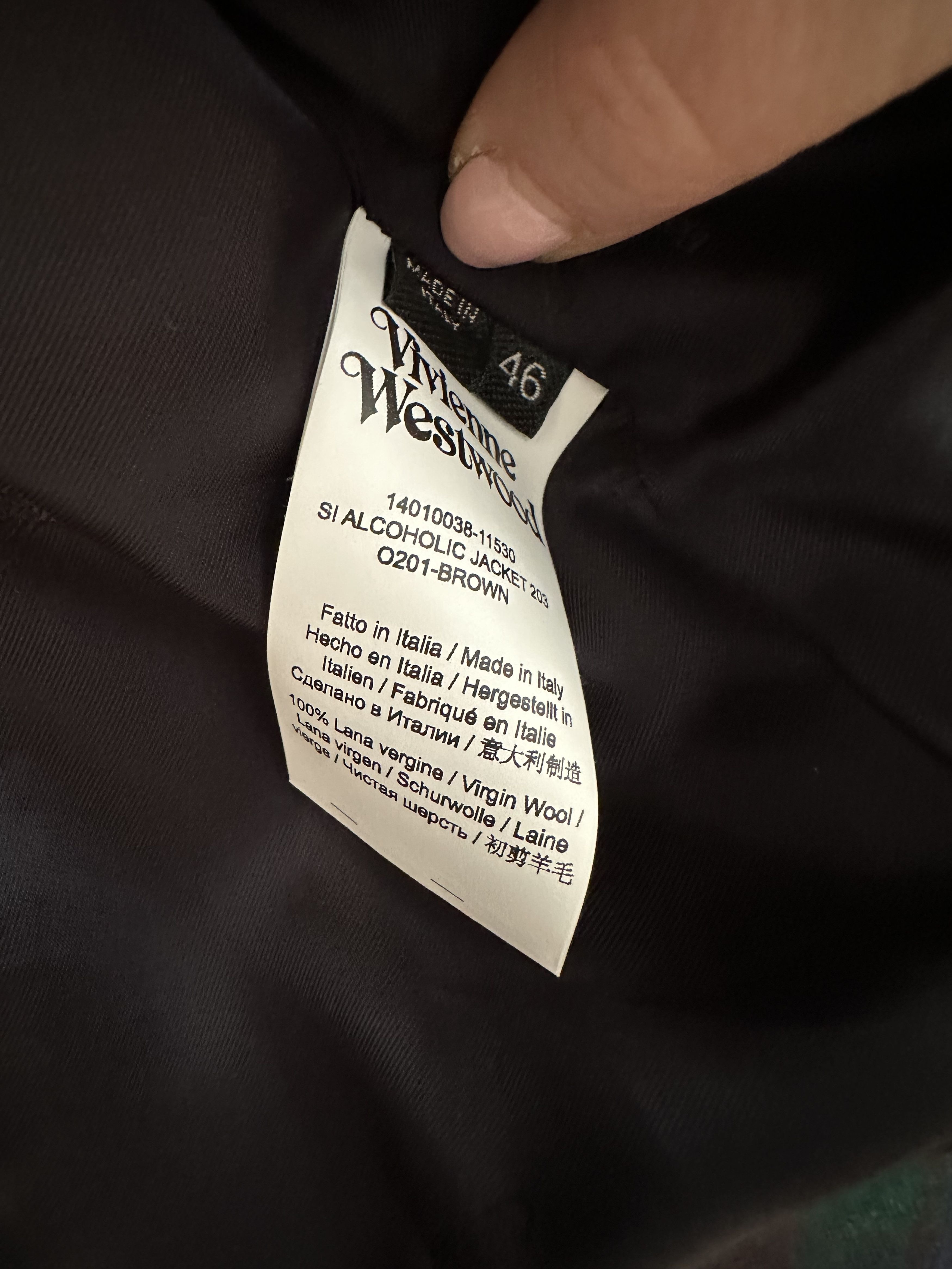 Vivienne Westwood Vivienne Westwood Alcoholic Jacket brown, IT 46 Size L / US 10 / IT 46 - 3 Thumbnail