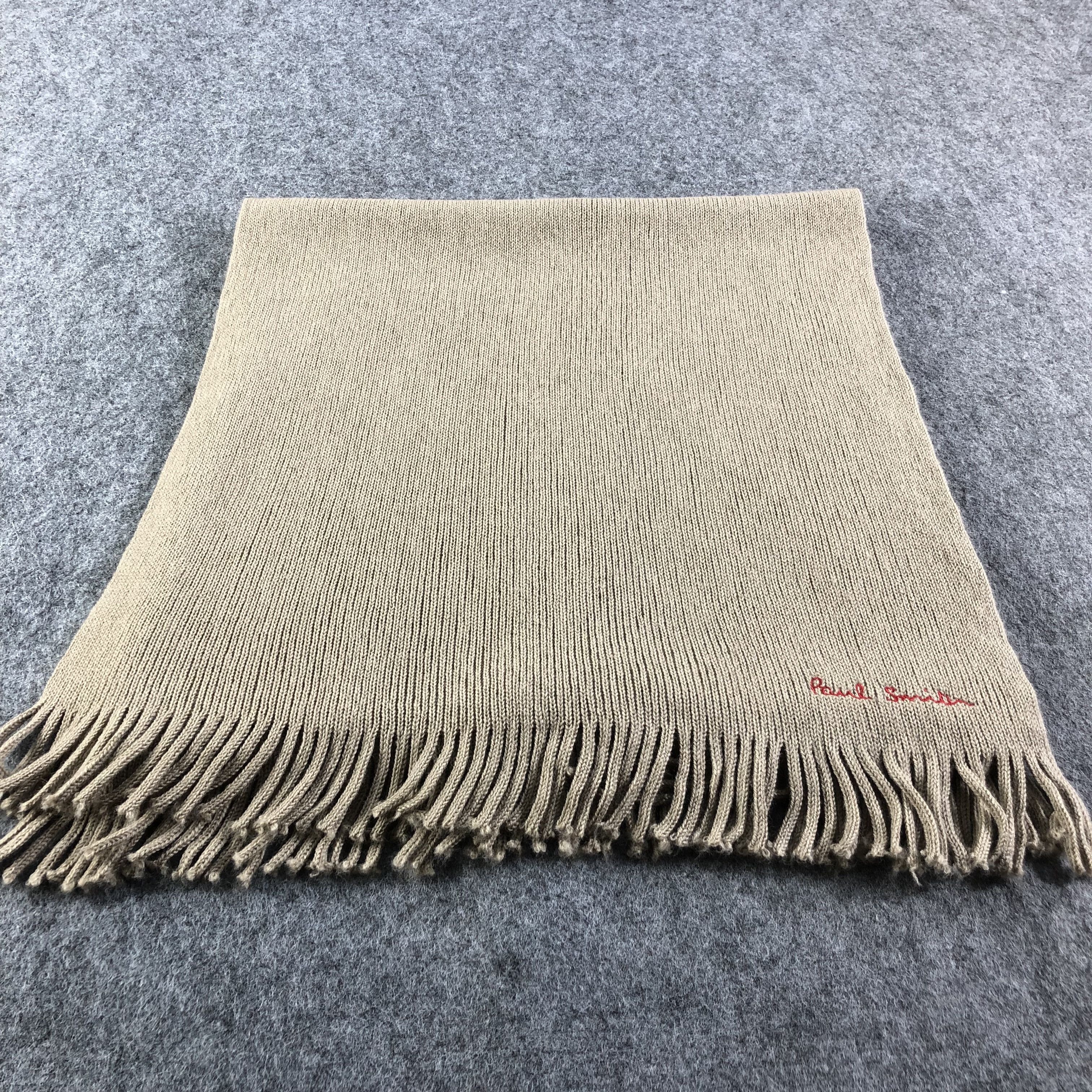Paul Smith Paul Smith Knit Wool Scarf Muffler V1608 Size ONE SIZE - 2 Thumbnail