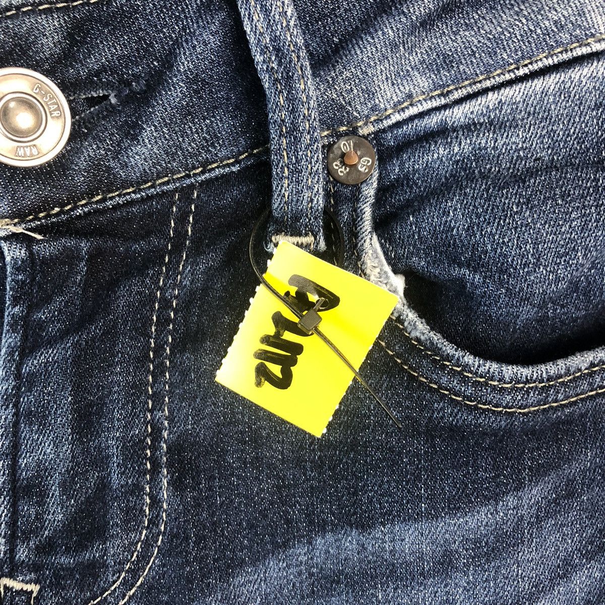 G-Star G Star Raw Blue Denim Pants #A2112 Size US 27 - 9 Thumbnail