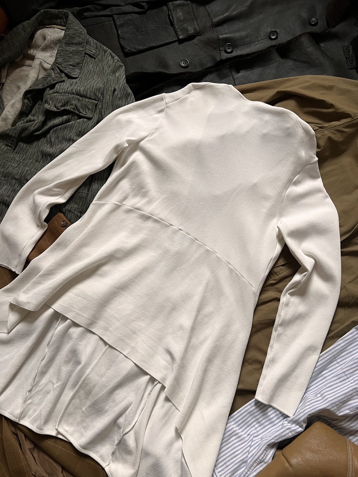 Annette Gortz Annette Gortz White Viscose Cardigan Sweater Size L / US 10 / IT 46 - 9 Thumbnail
