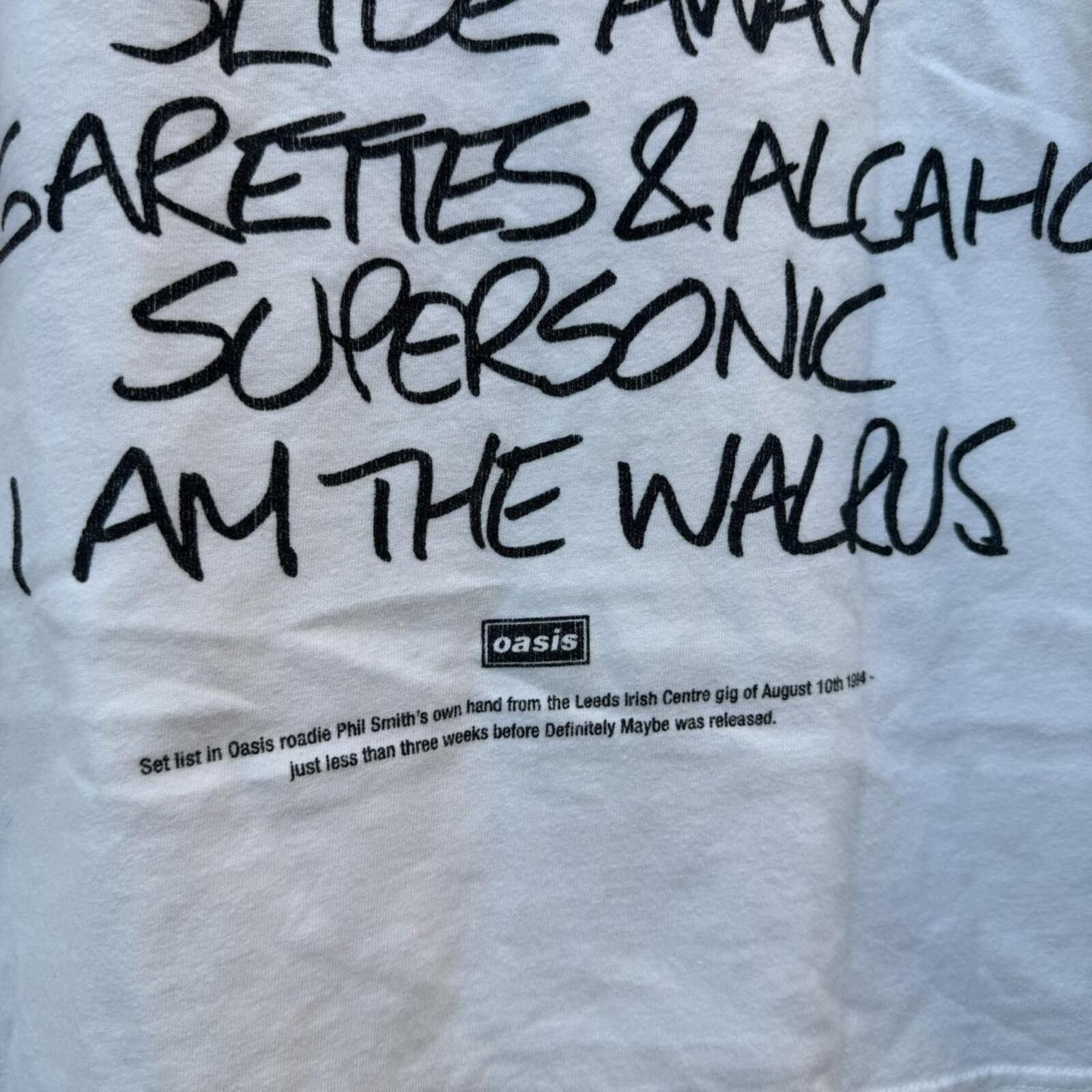 Abercrombie & Fitch oasis setlist Abercrombie & fitch 2025 tour t shirt Size US XL / EU 56 / 4 - 6 Thumbnail