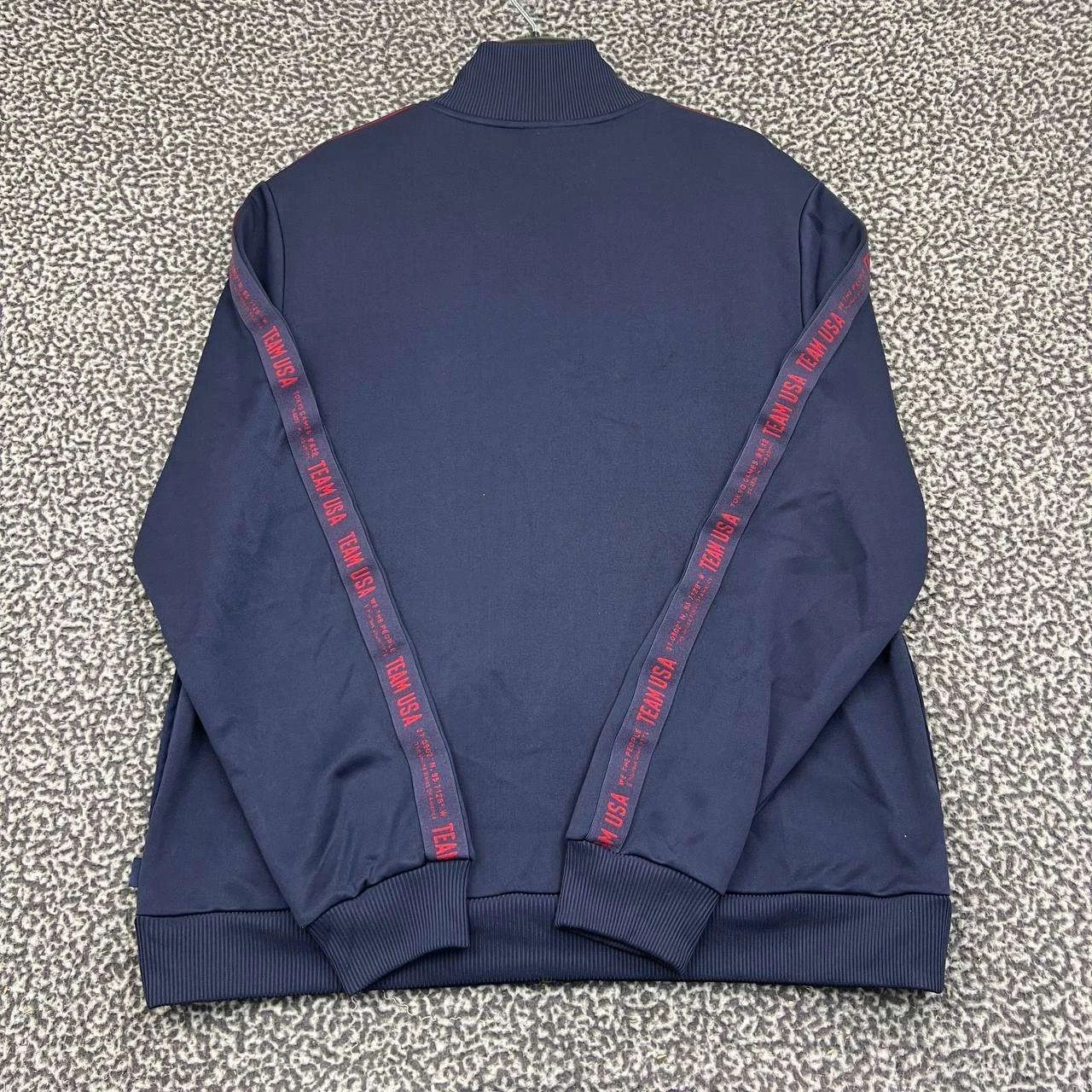 Other Team USA Olympic Sweatshirt Men Blue Full Zip Long Sleeve L Size US L / EU 52-54 / 3 - 2 Thumbnail
